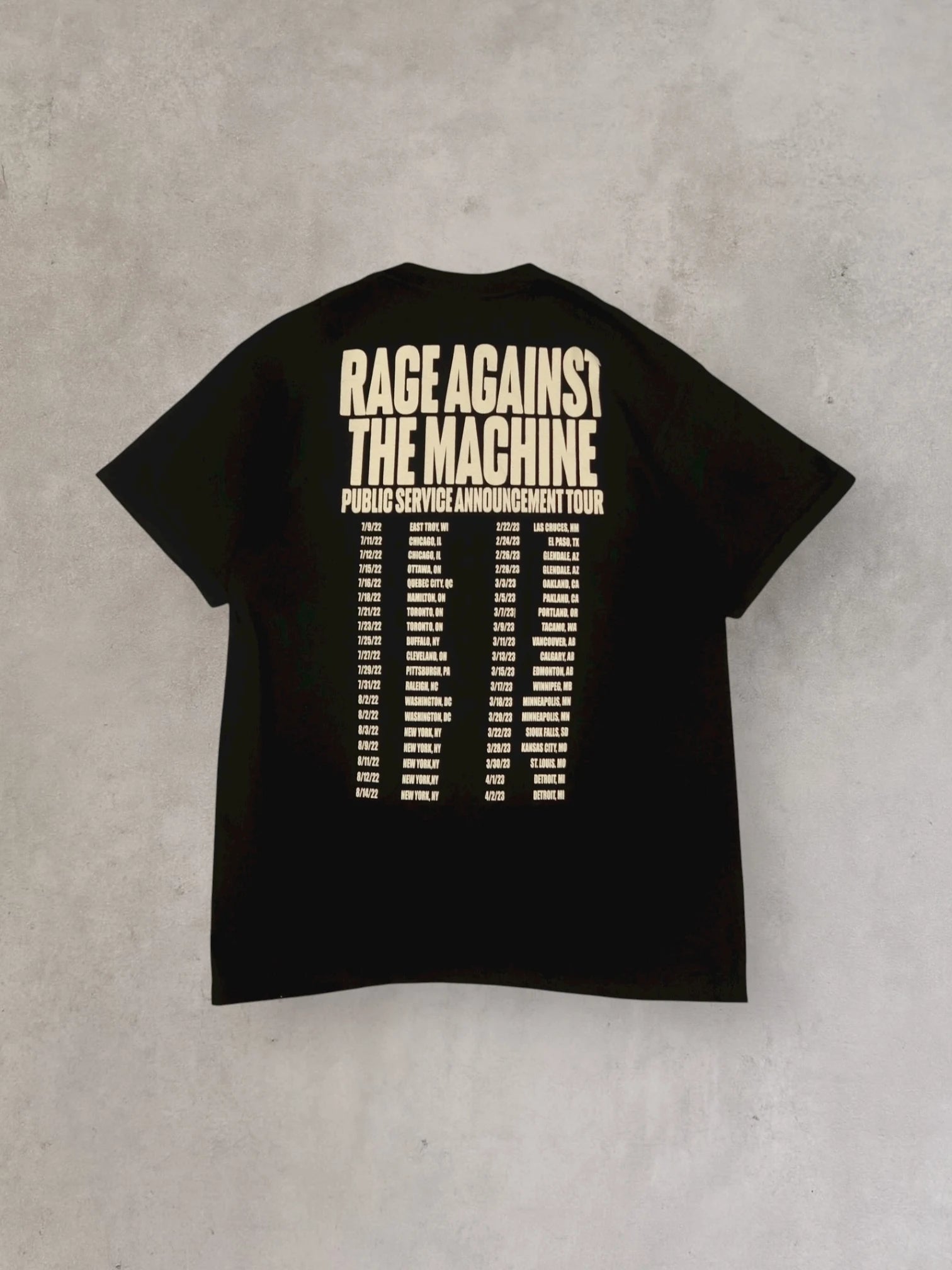 Graphic Rage Against The Machine T-shirt - L