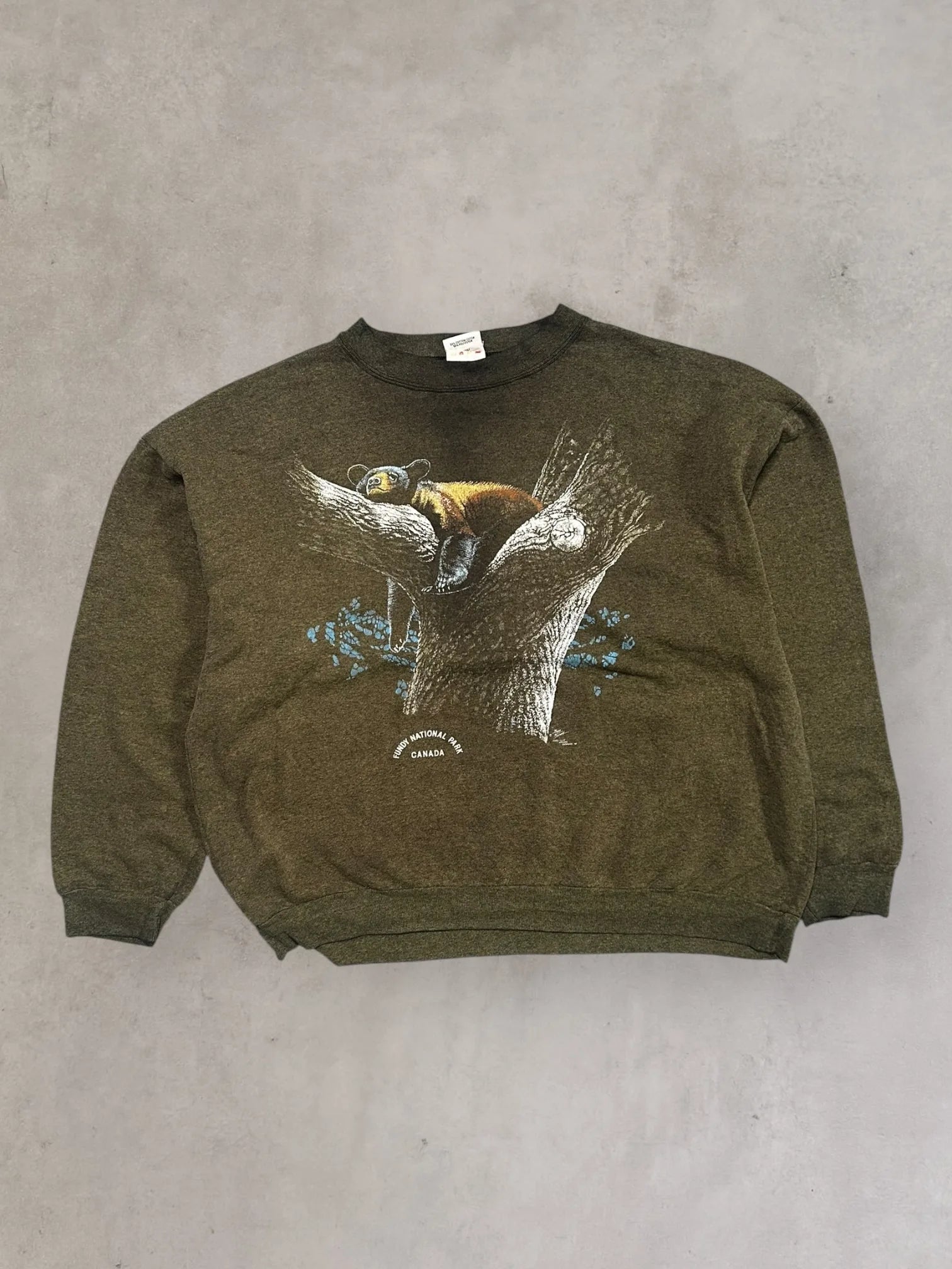 Nature Bear Crewneck Sweatshirt - XL