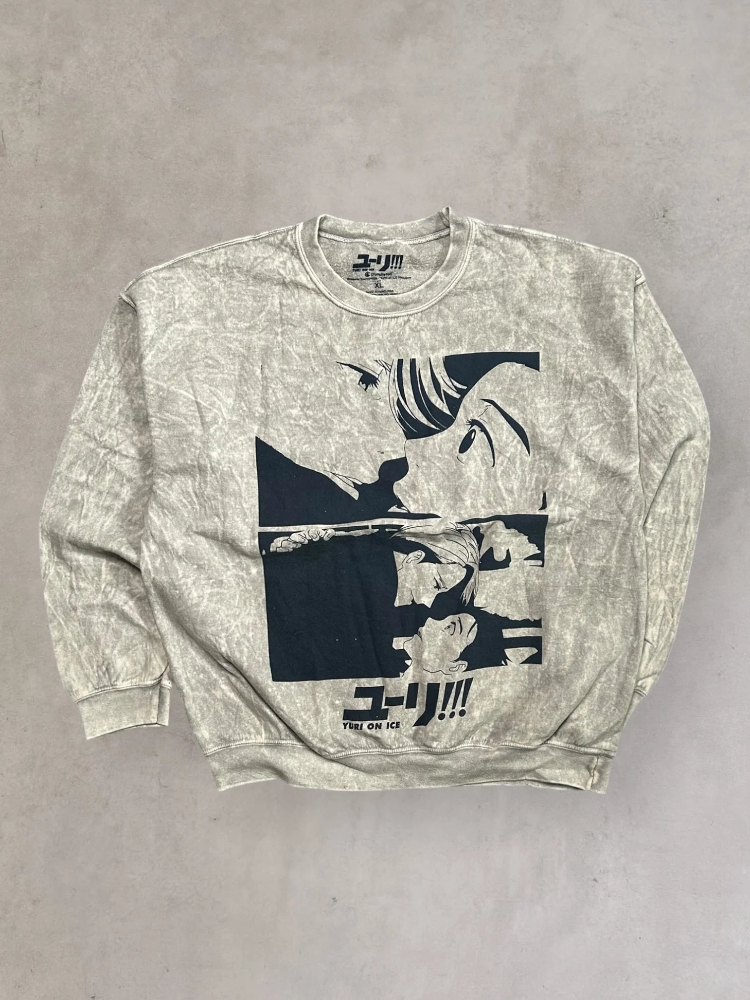 Anime Yuri On Ice Crewneck Sweatshirt - XL
