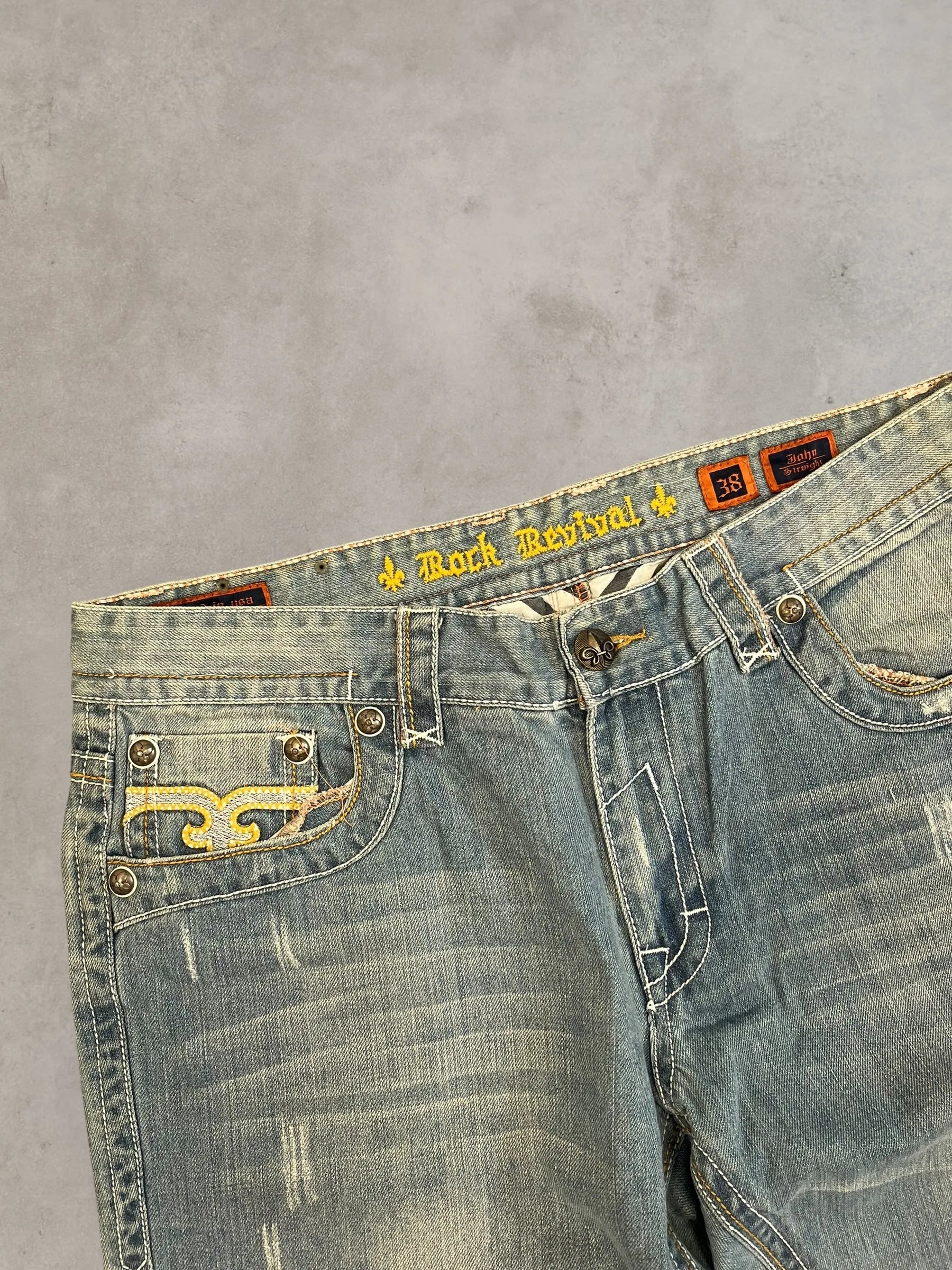 Rock Revival Y2k Jeans - 38x32