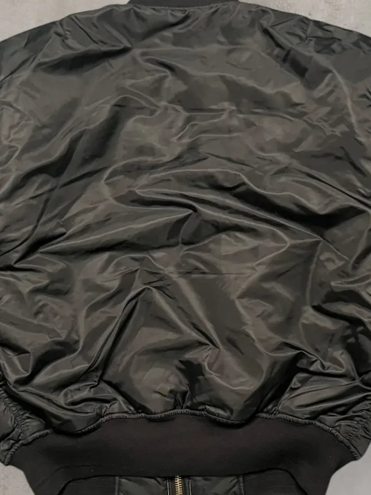 Unbranded Reversable Bomber Jacket - L