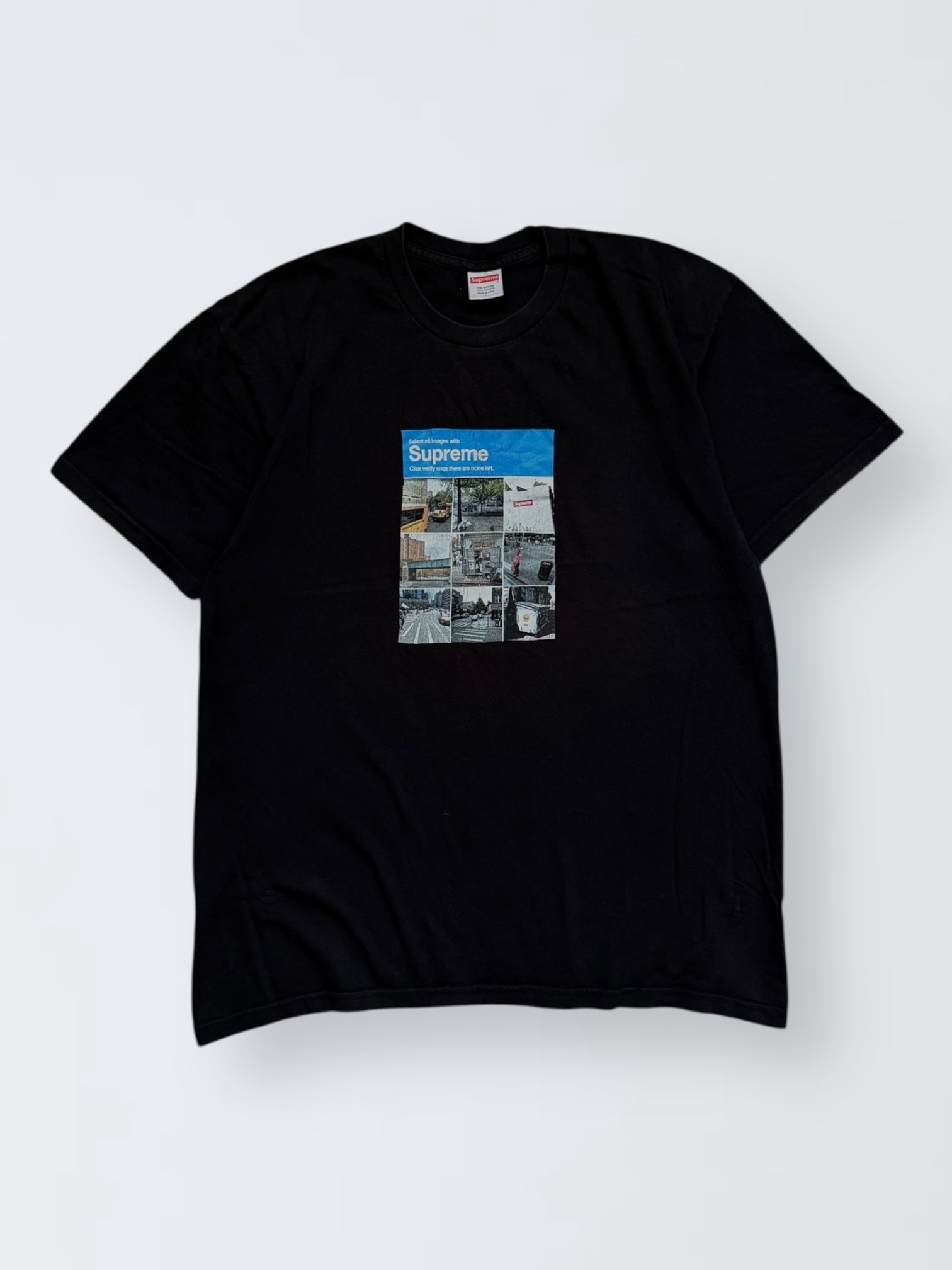 Vintage Supreme T-shirt – Photo Grid Graphic