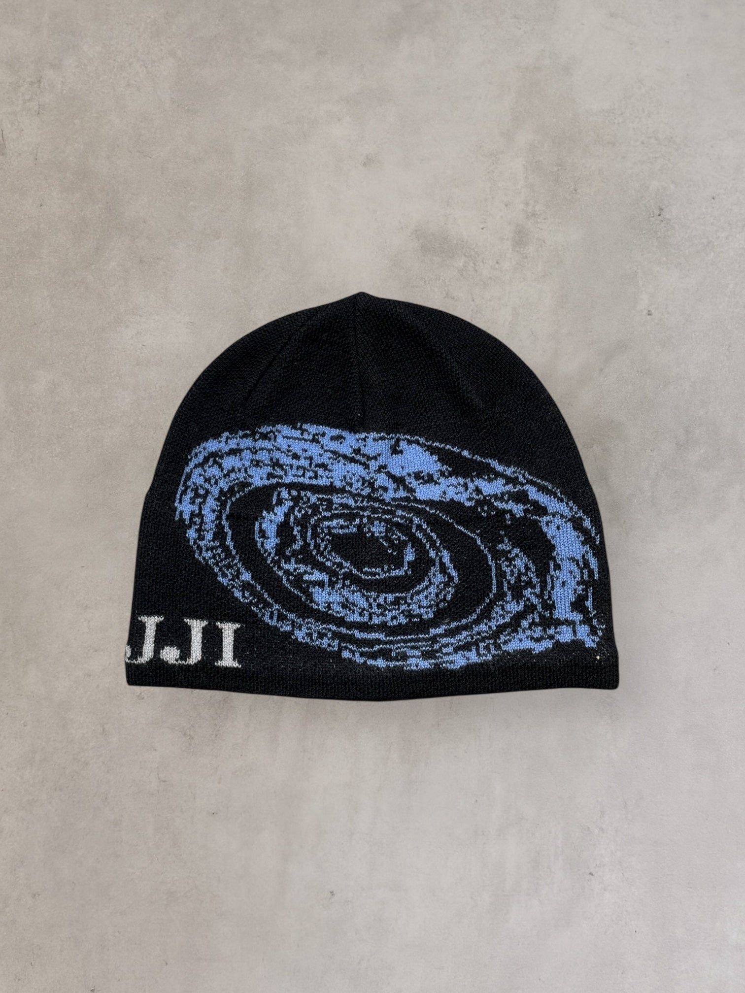FFUJJI SPIRAL BEANIE (NOIR/BLUE/ARTIC)