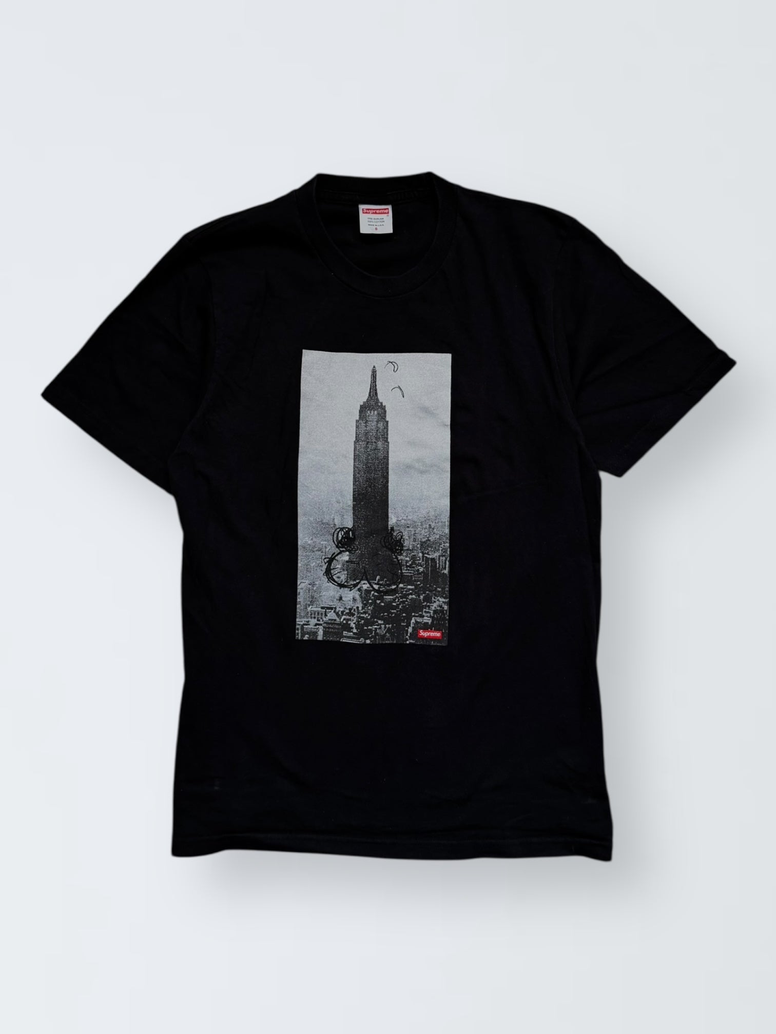Vintage Supreme T-shirt – Empire State Building Graphic