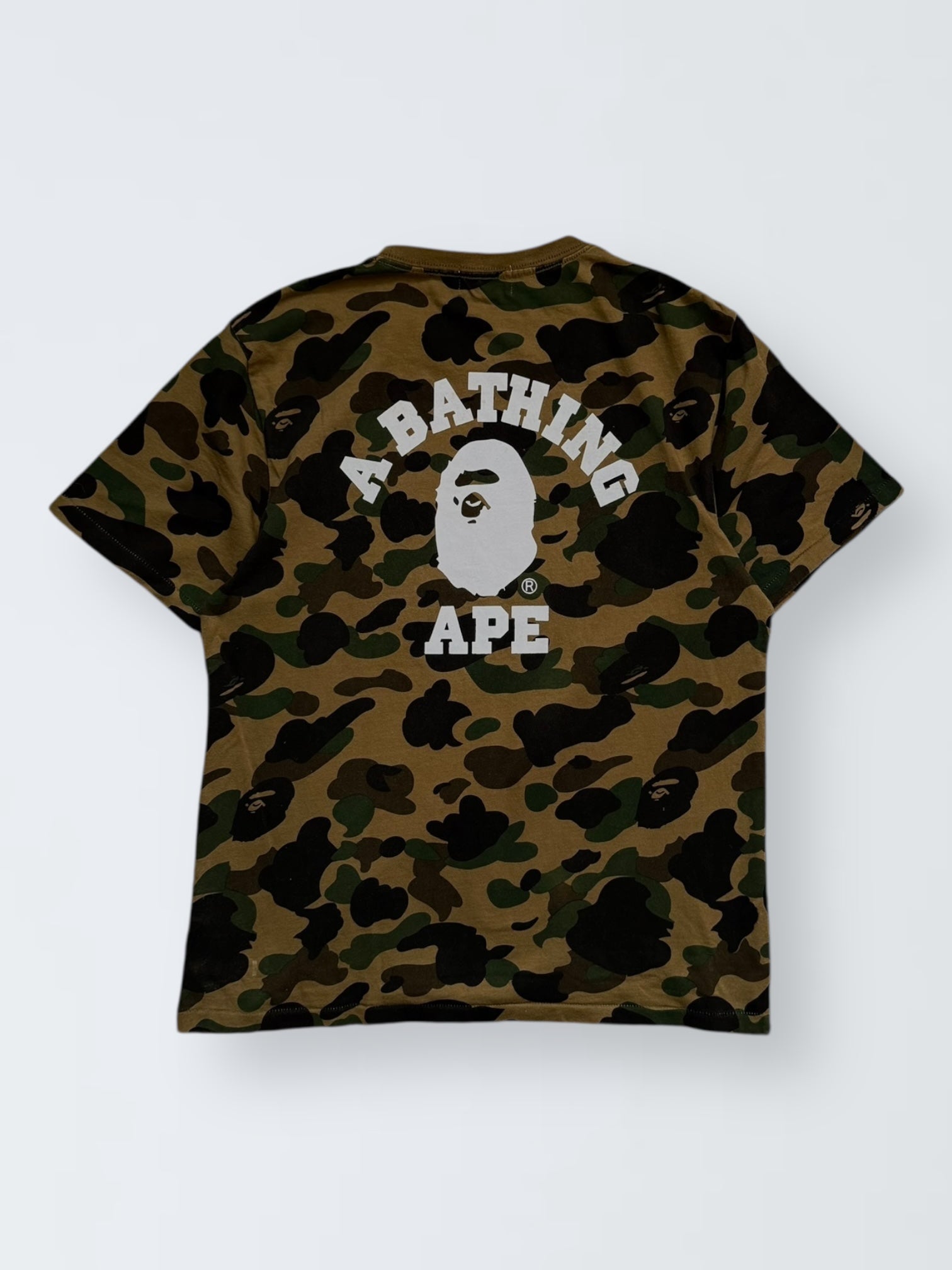 Vintage A Bathing Ape T-shirt – Classic Camo Logo (Front & Back Print)