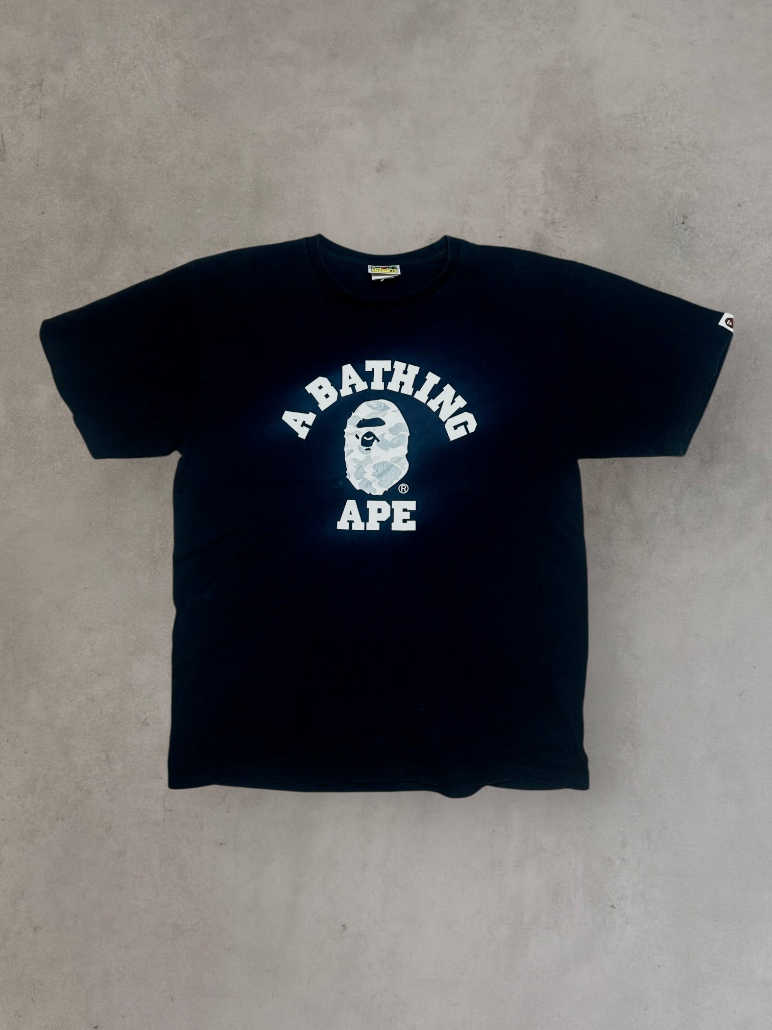 A Bathing Ape T-shirt – Blue Camo Ape Head