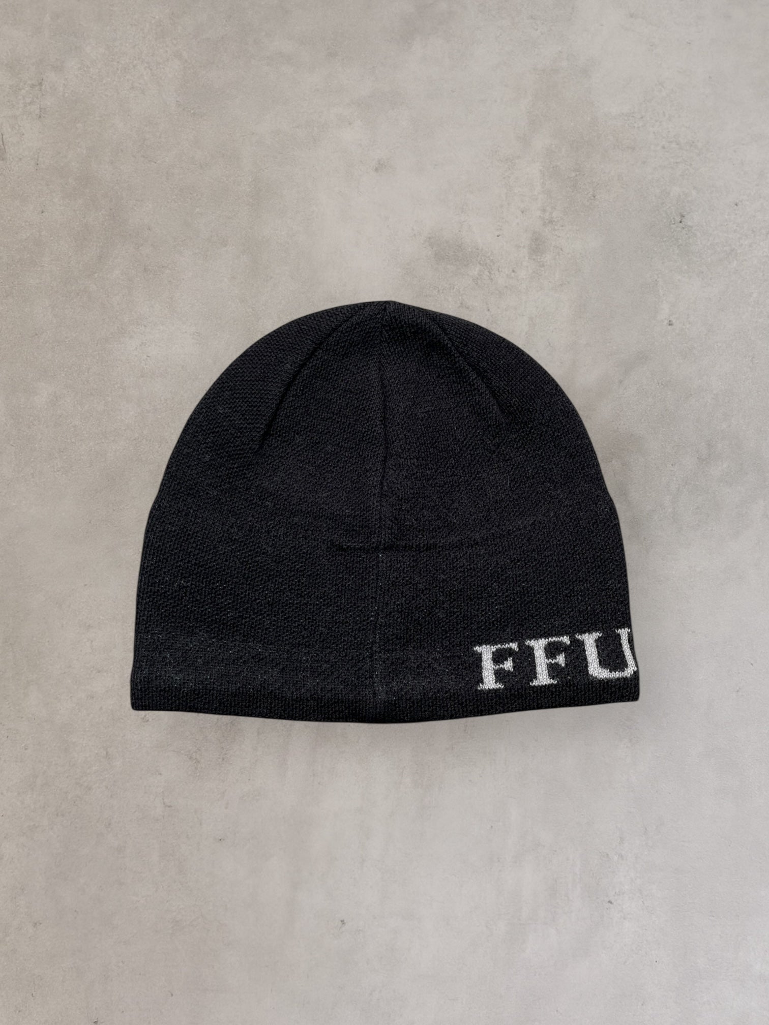 FFUJJI SPIRAL BEANIE (NOIR/BLUE/ARTIC)