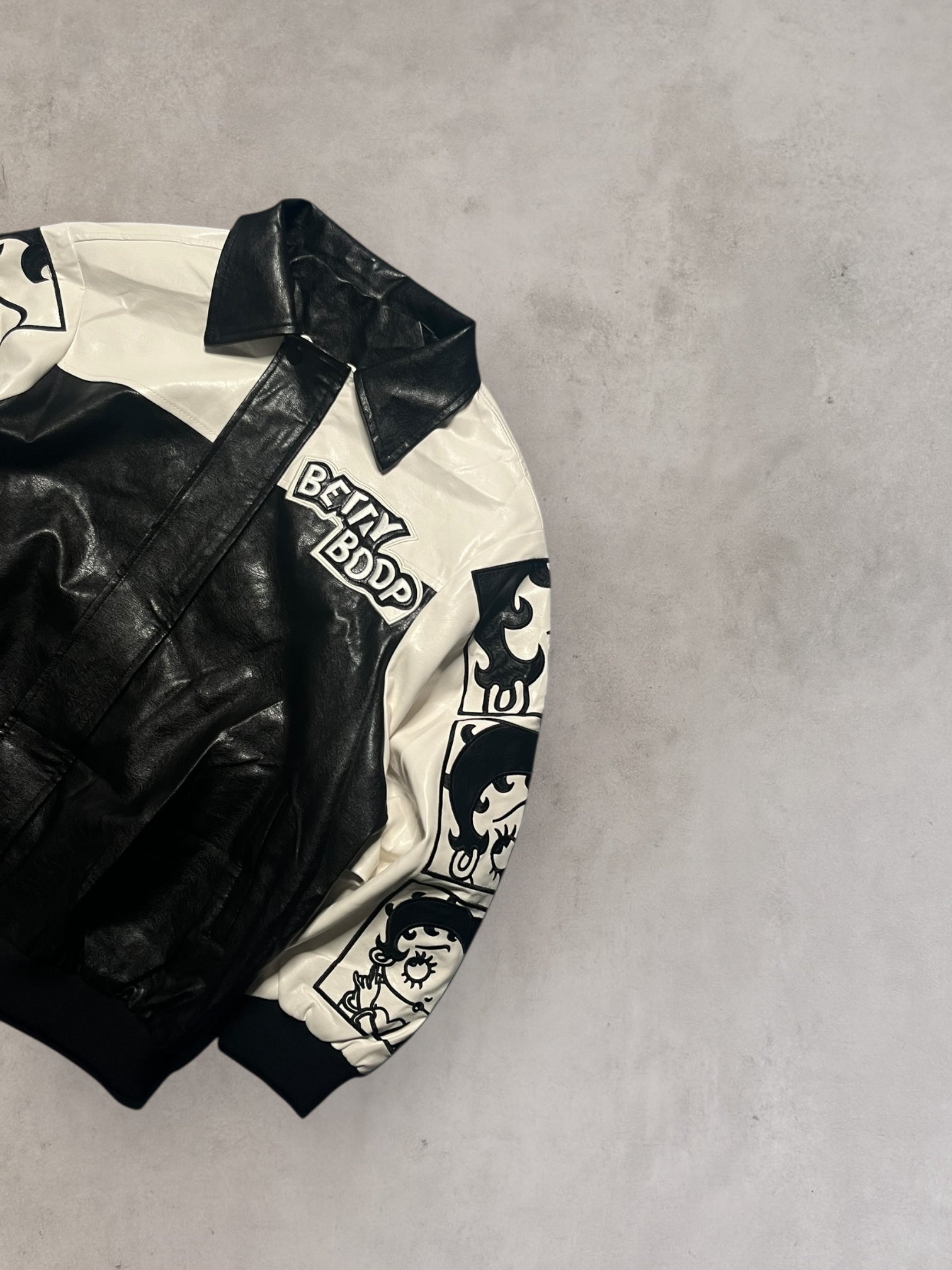 Betty Boop Jacket - White/Black
