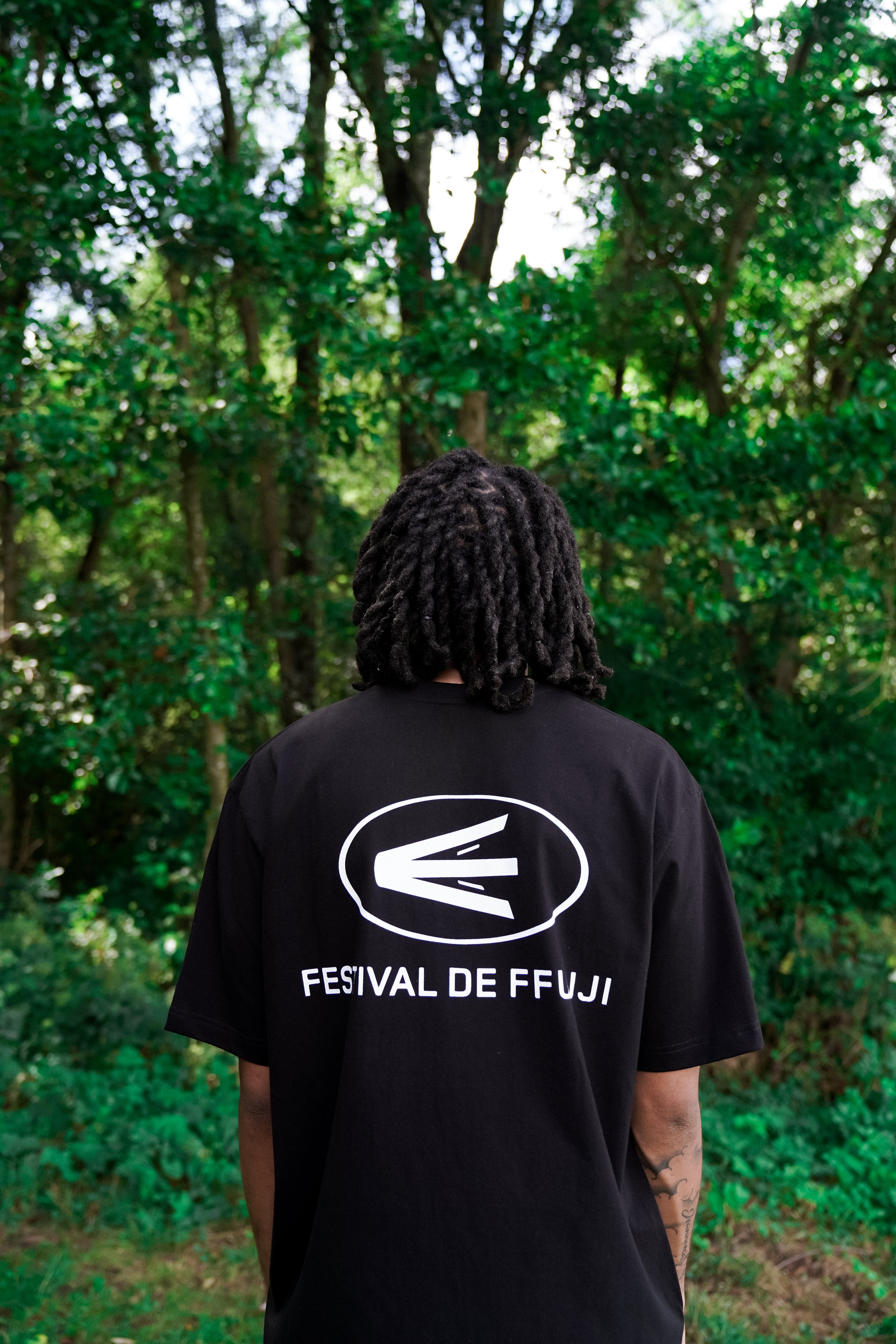 FFUJJI FESTIVAL DE FFUJJI TEE BLACK
