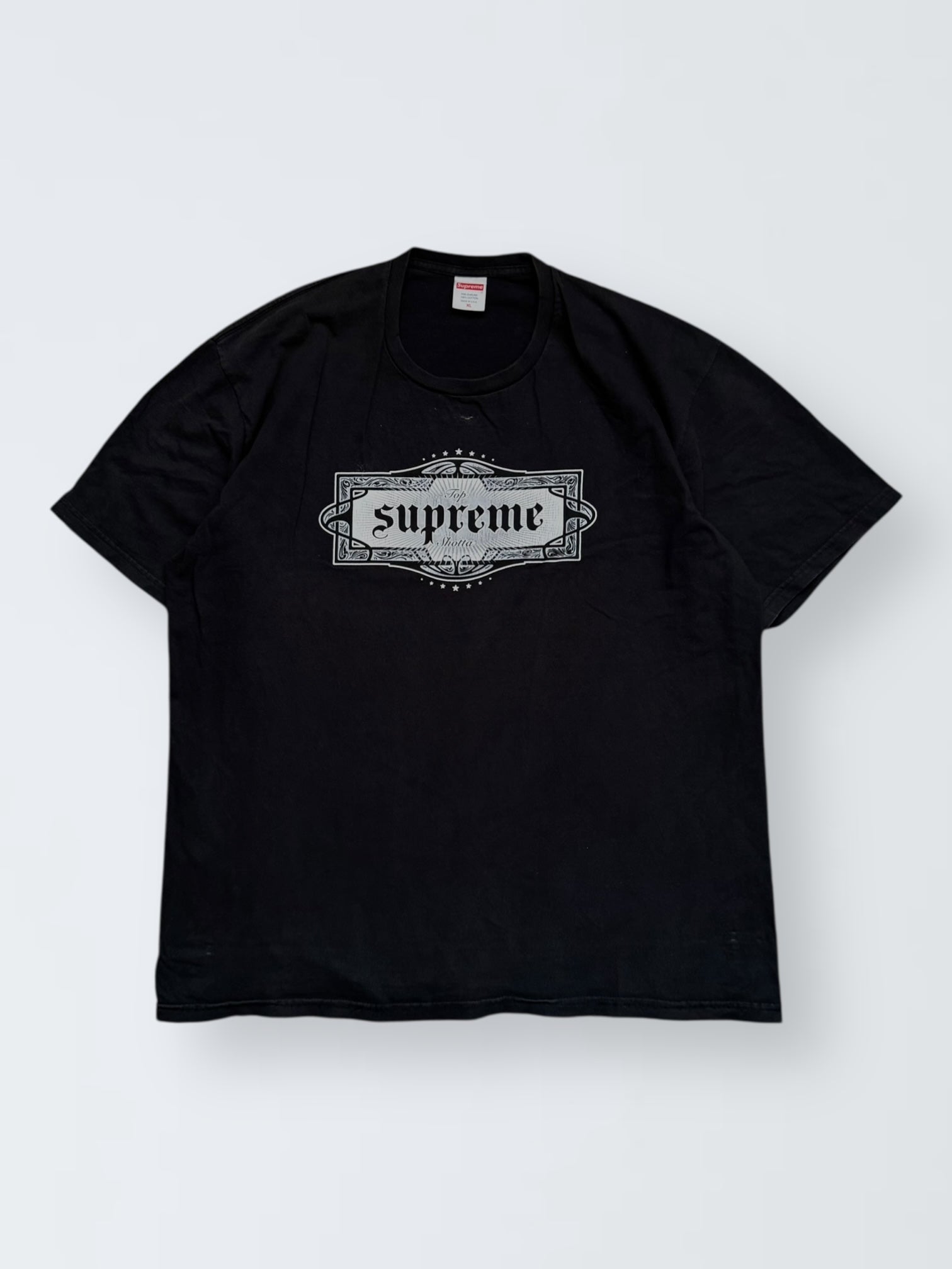 Vintage Supreme T-shirt – Ornate Logo Graphic