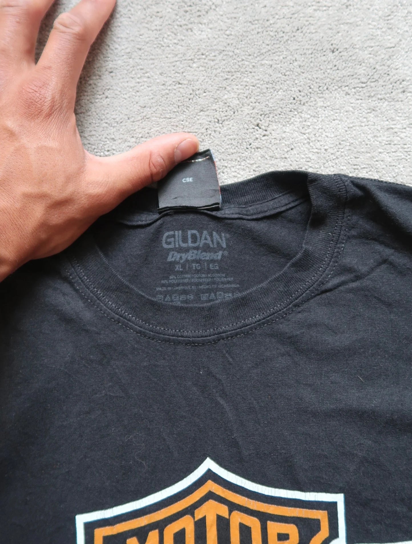 Black Harley-davidson T-shirt - XL