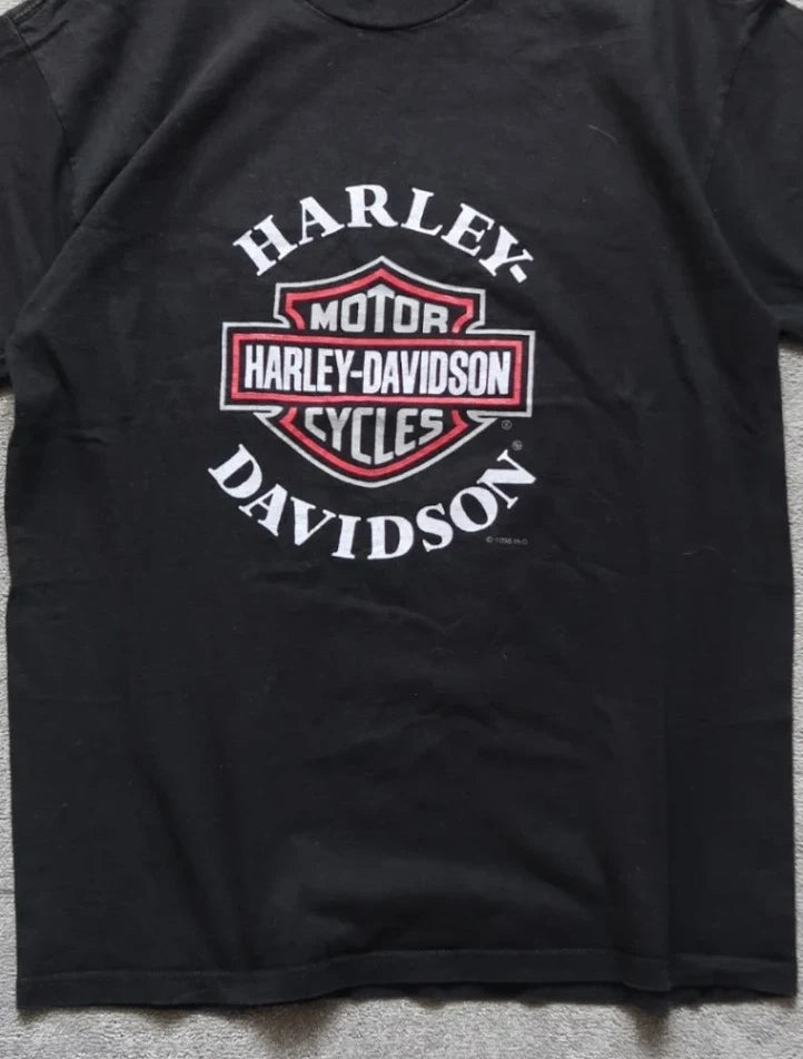 Black Harley Davidson 1996 T-shirt - L