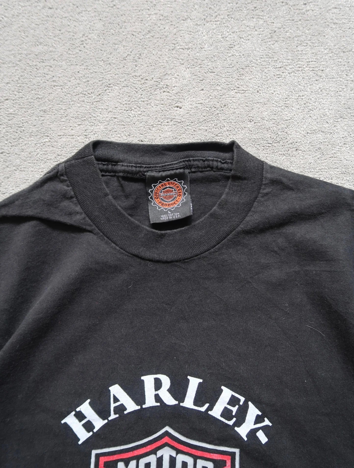 Black Harley Davidson 1996 T-shirt - L