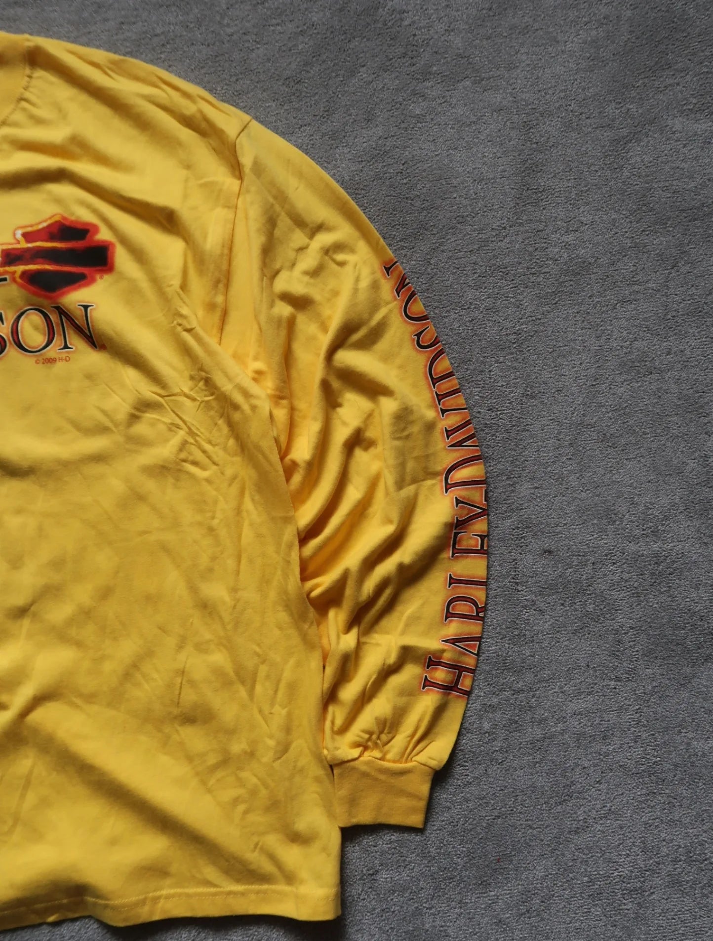 Yellow Harley-davidson Mexico Long-sleeve T-shirt - XL