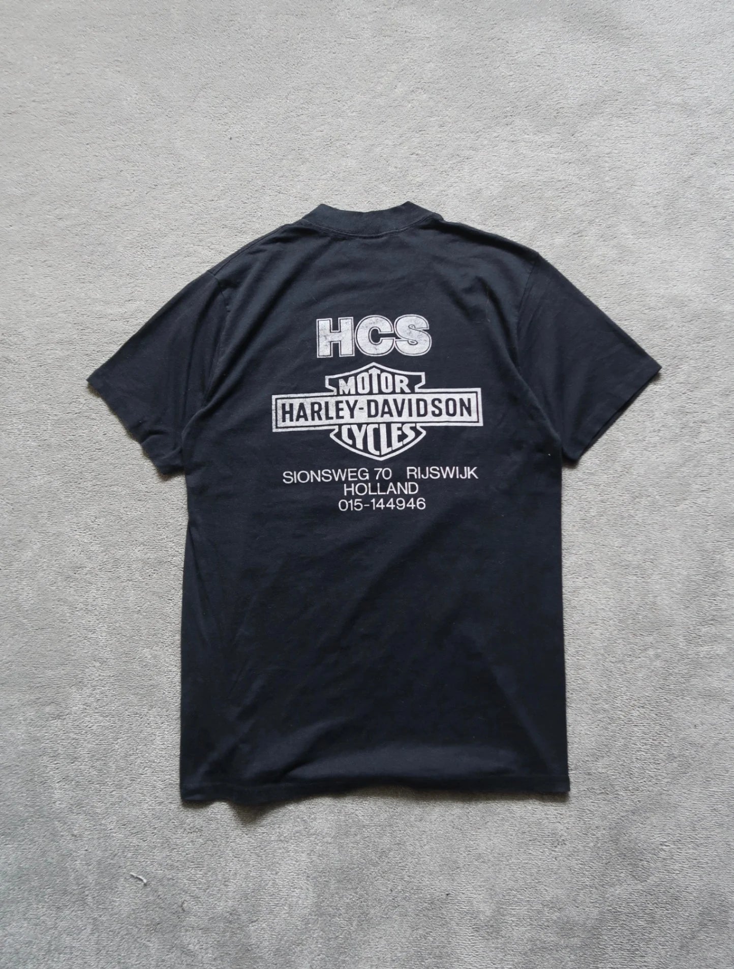 Black Harley-davidson Rijswijk, NL T-shirt - L
