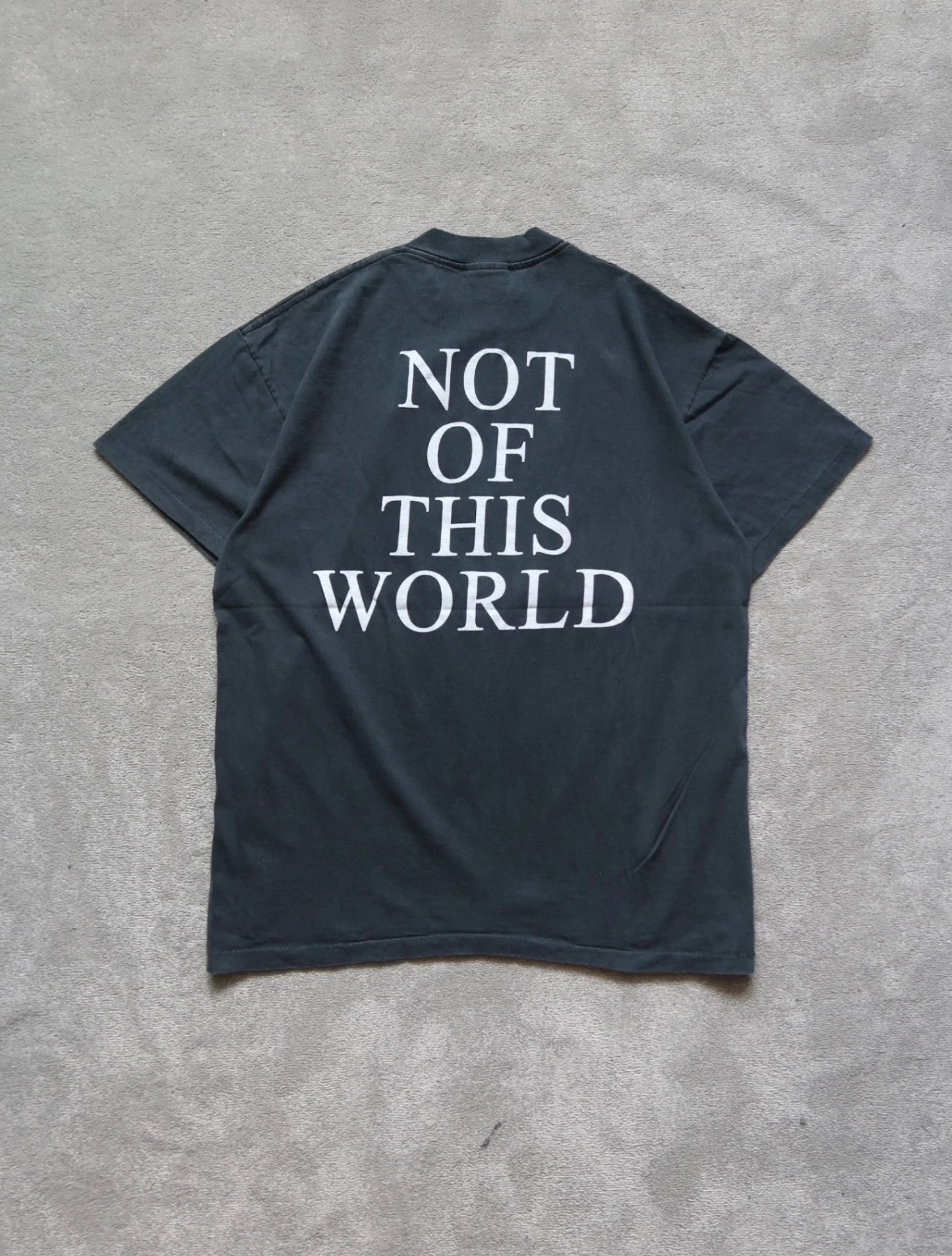 Black Graphic Dennis Rodman Not Of This World T-shirt - L