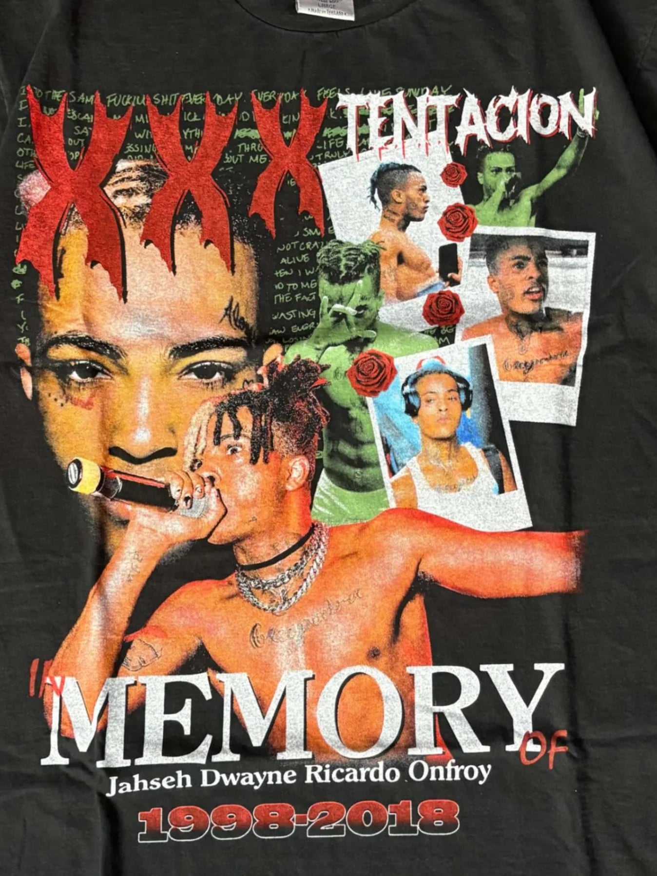 Black Bootleg XXXtentation T-shirt - L