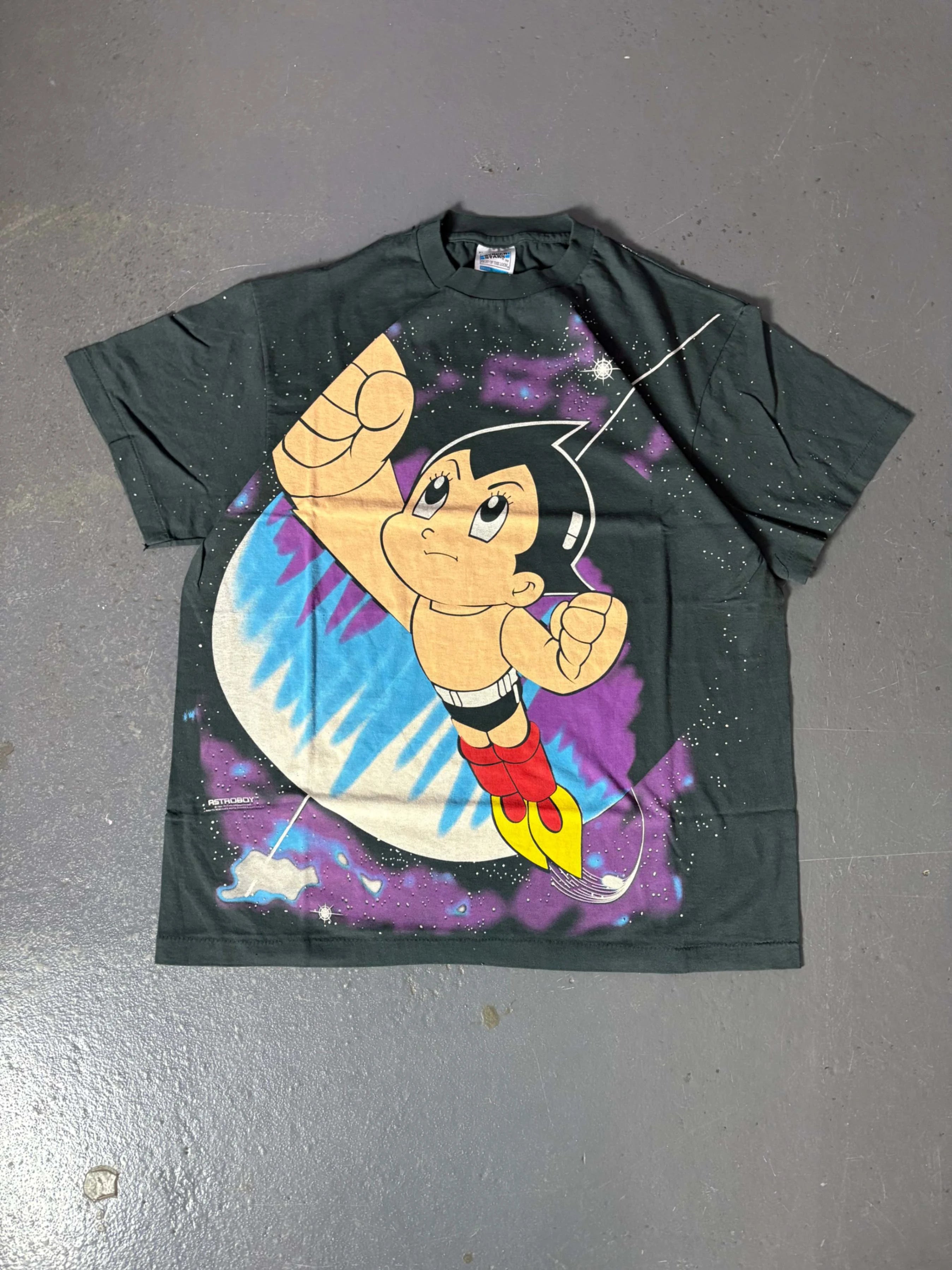 Black Bootleg Astroboy T-shirt - L