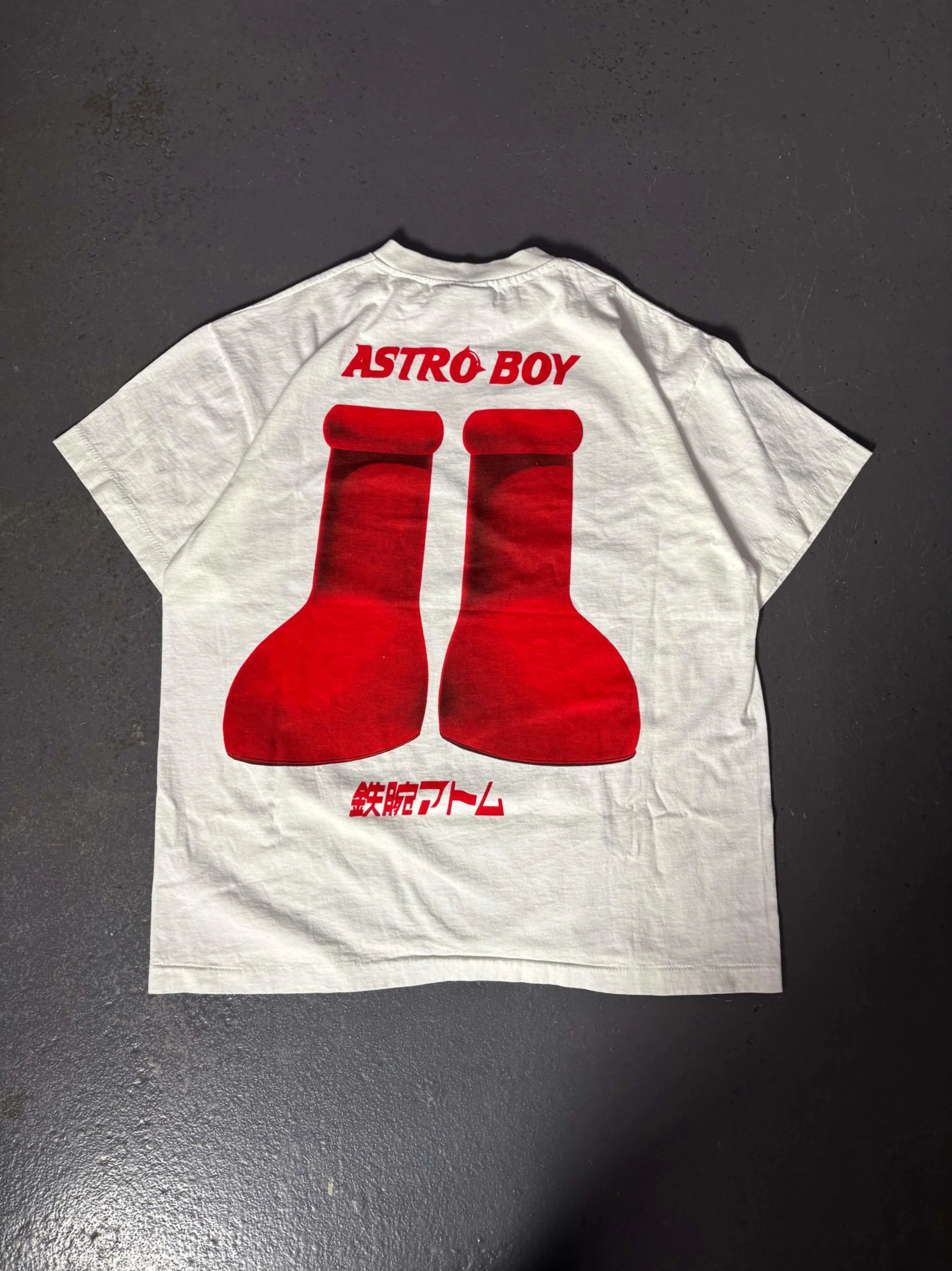 White Bootleg Astro Boy T-shirt - L