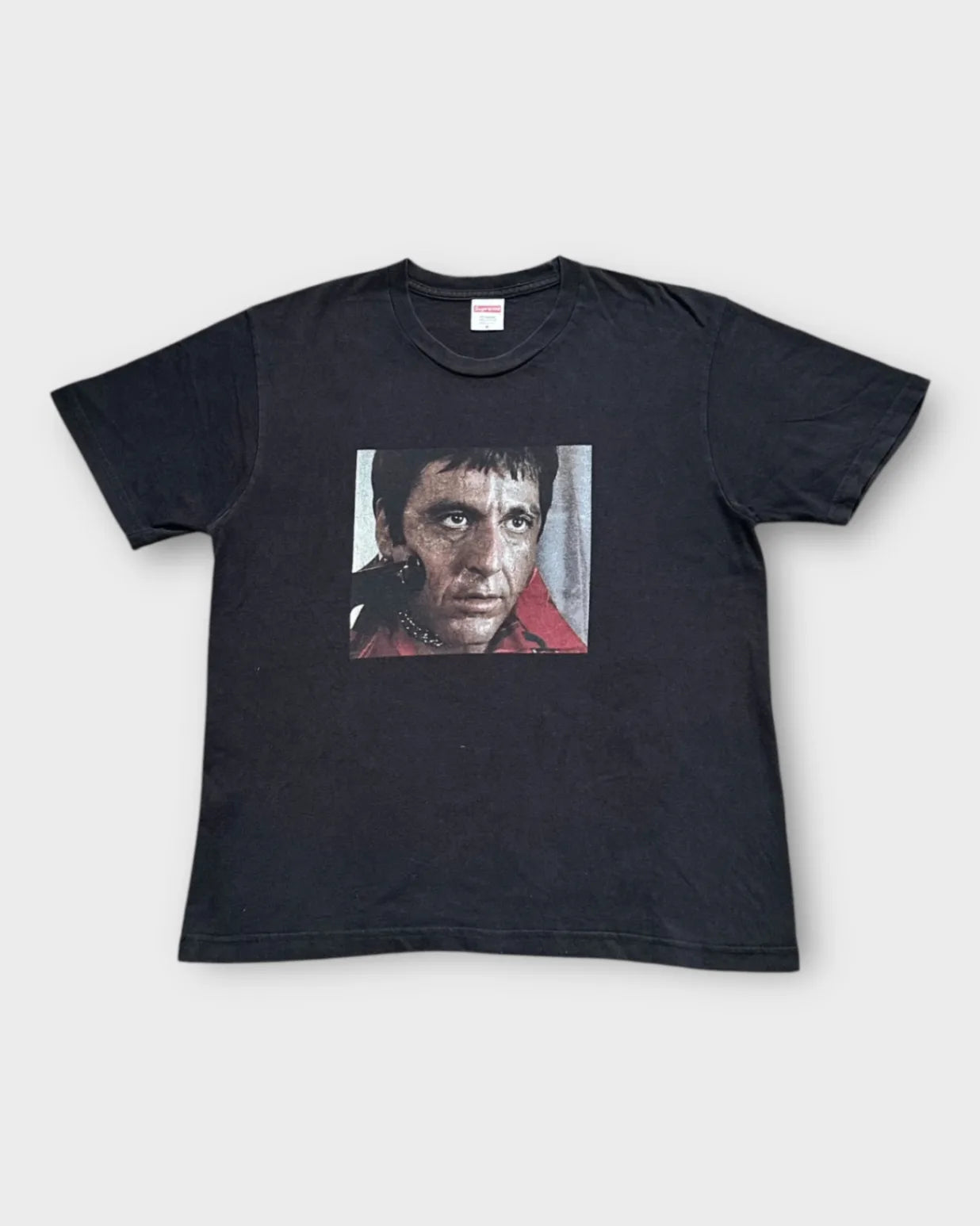 Vintage Black Supreme Scarface FW17 T-shirt - M