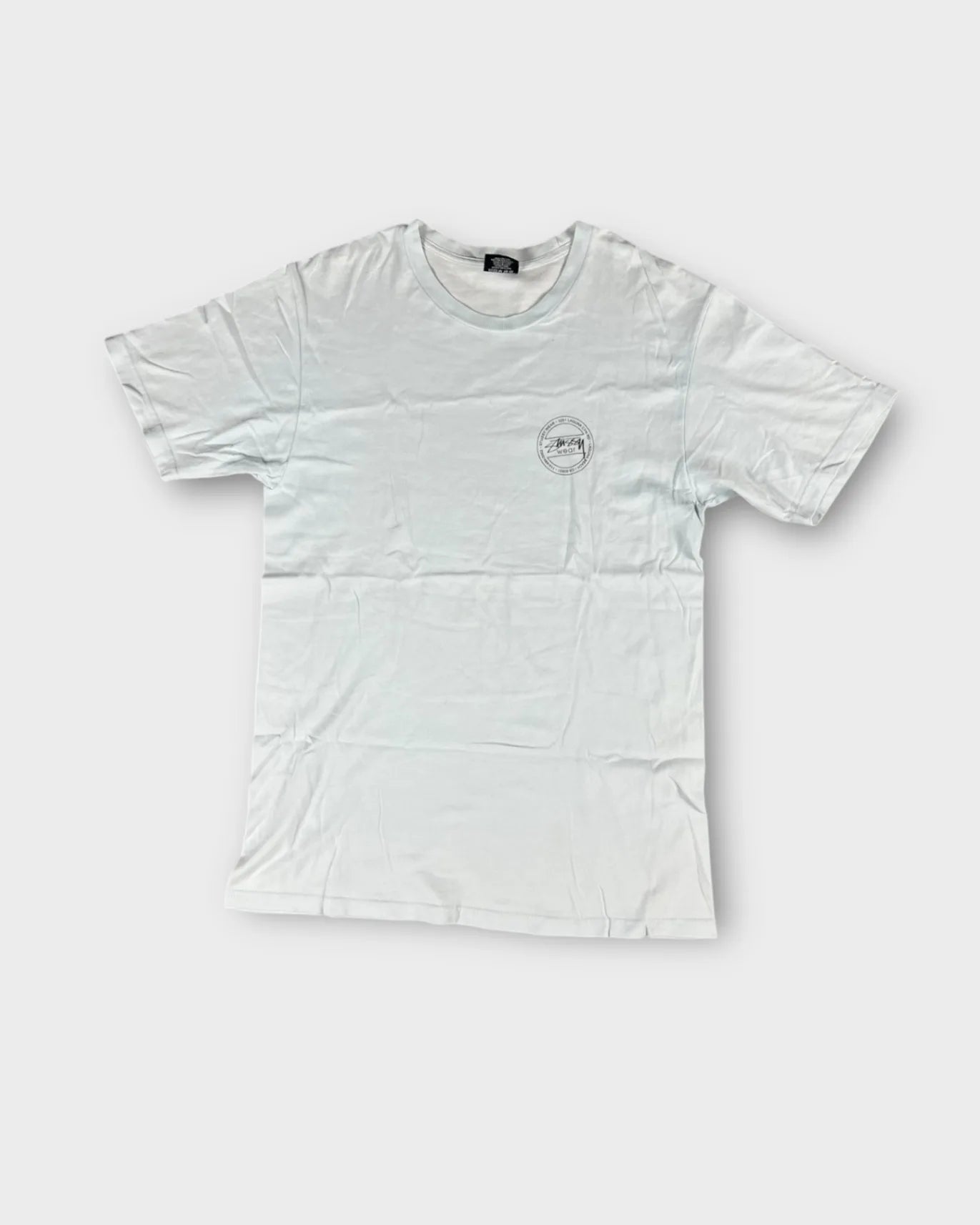 Vintage White Stüssy T-shirt - M