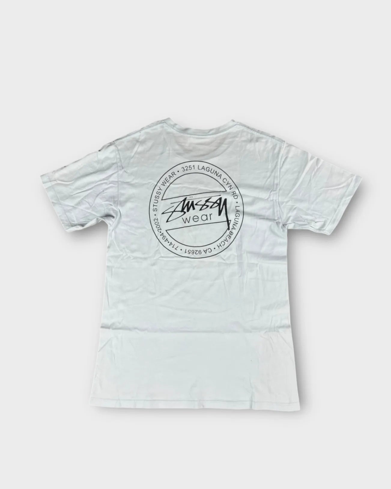 Vintage White Stüssy T-shirt - M