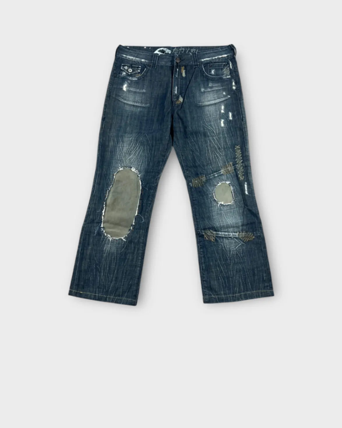 Vintage Blue Big Train Jeans - L