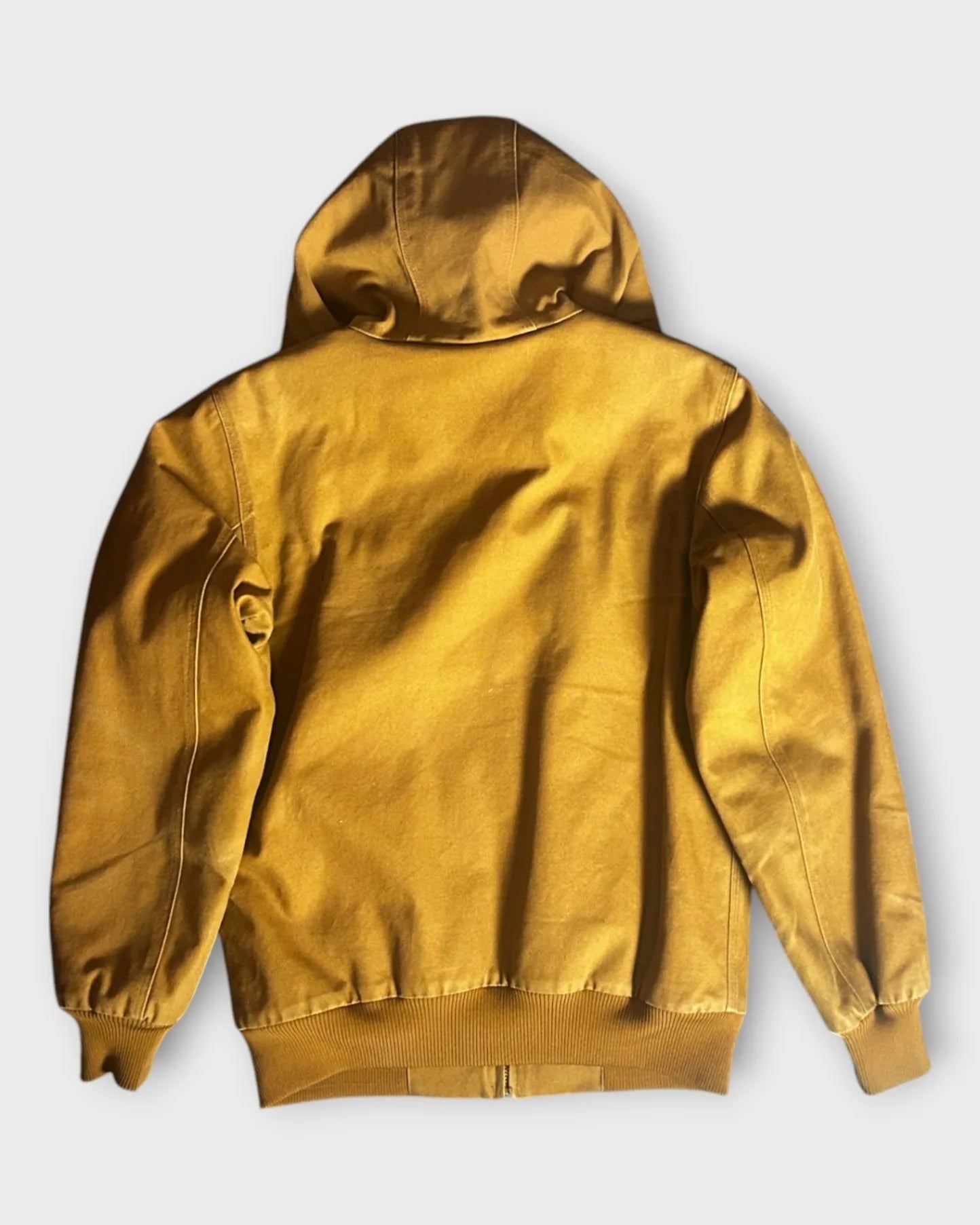 Brown Carhartt Jacket Hoodie - S