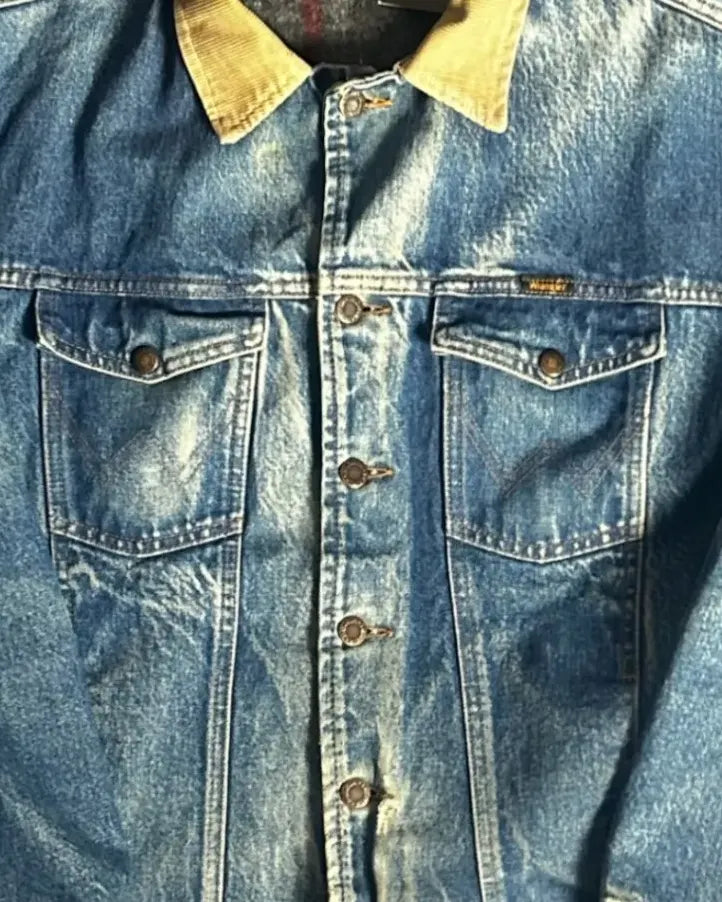 Blue Wrangler Denim Jacket - M