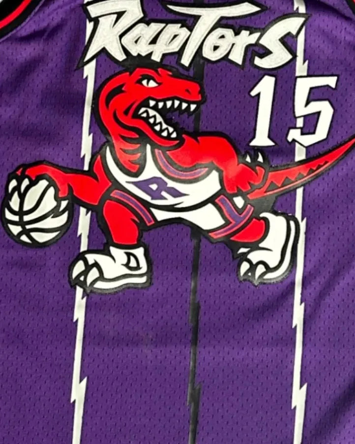 Purple Mitchell & Ness Raptors Basketball Jersey - L