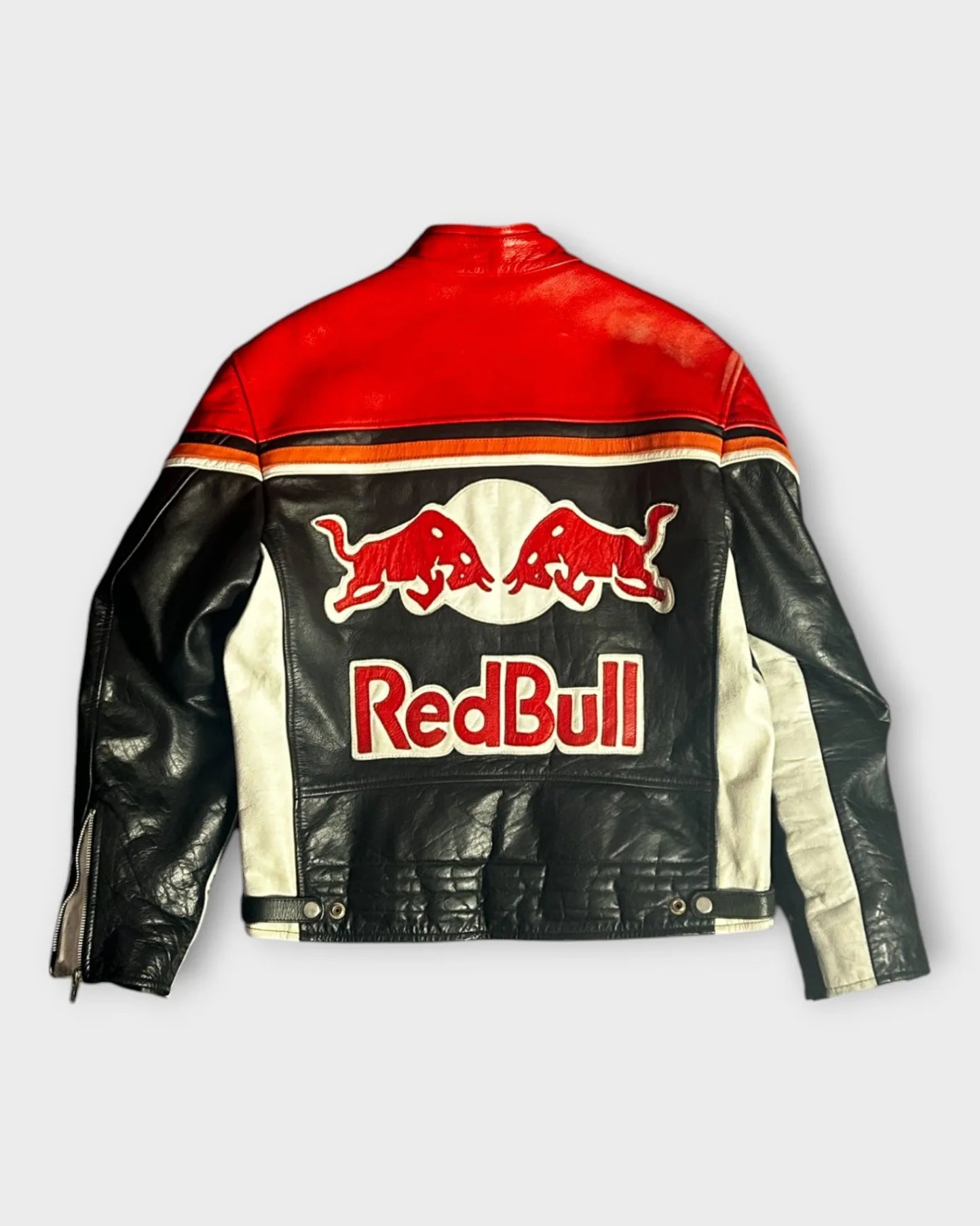 Red Redbull Leather Jacket - M