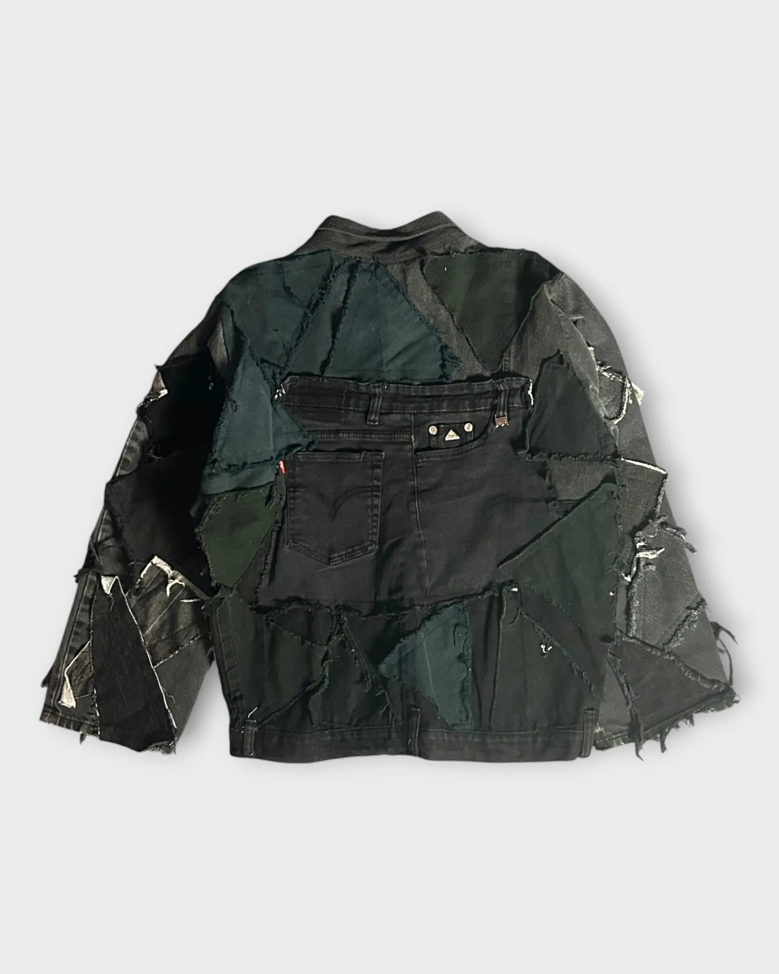Black Rework Opium Denim Jacket - M
