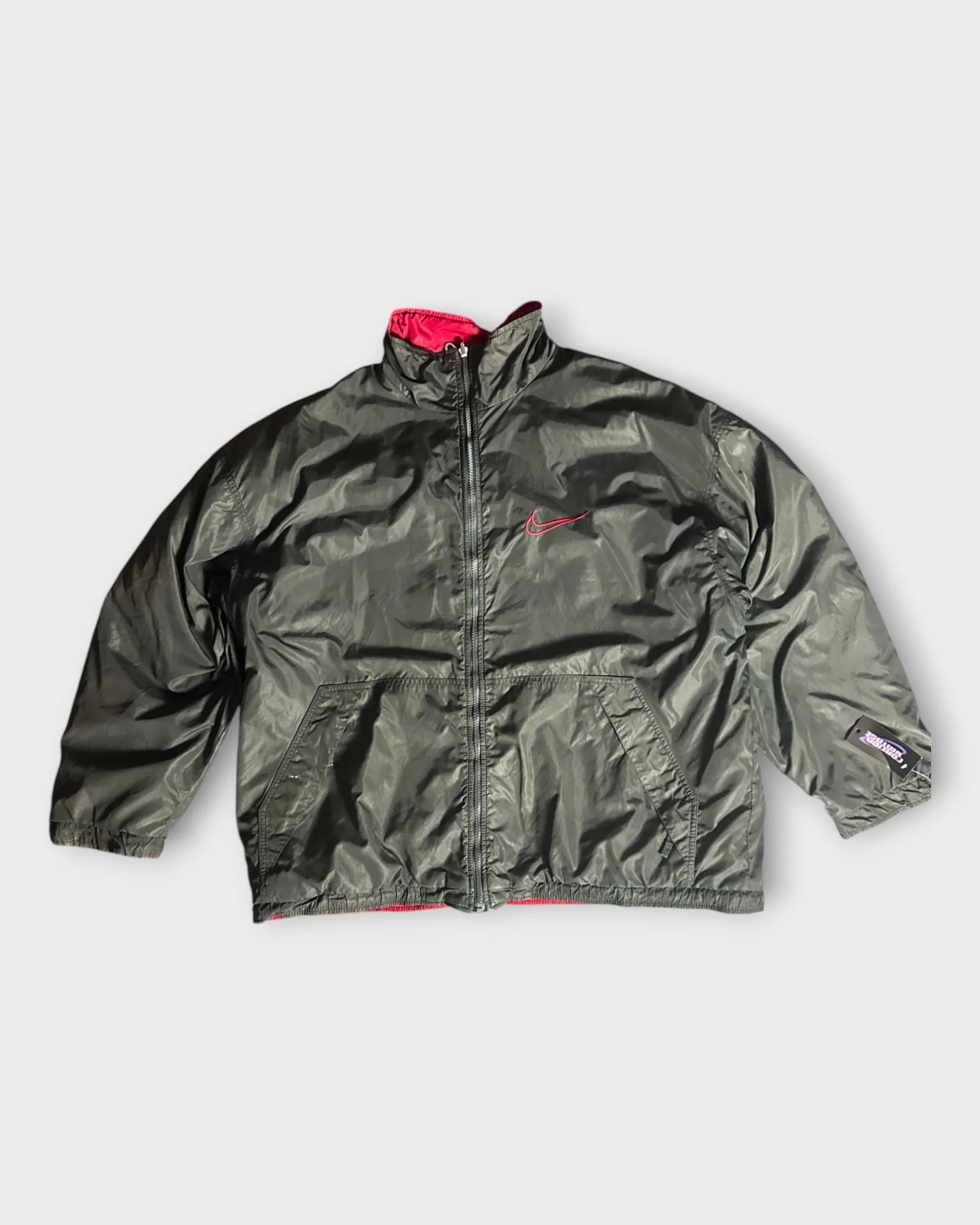 Green Nike Windbreaker Jacket - L