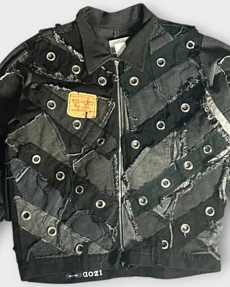 Black Rework Opium Denim Jacket - M