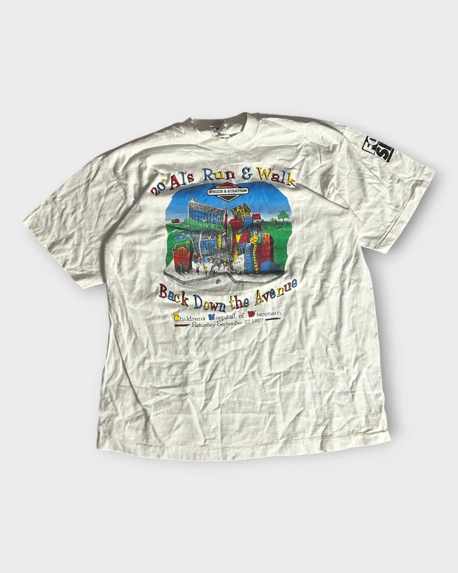 White Fruit of the loom T-shirt - XL