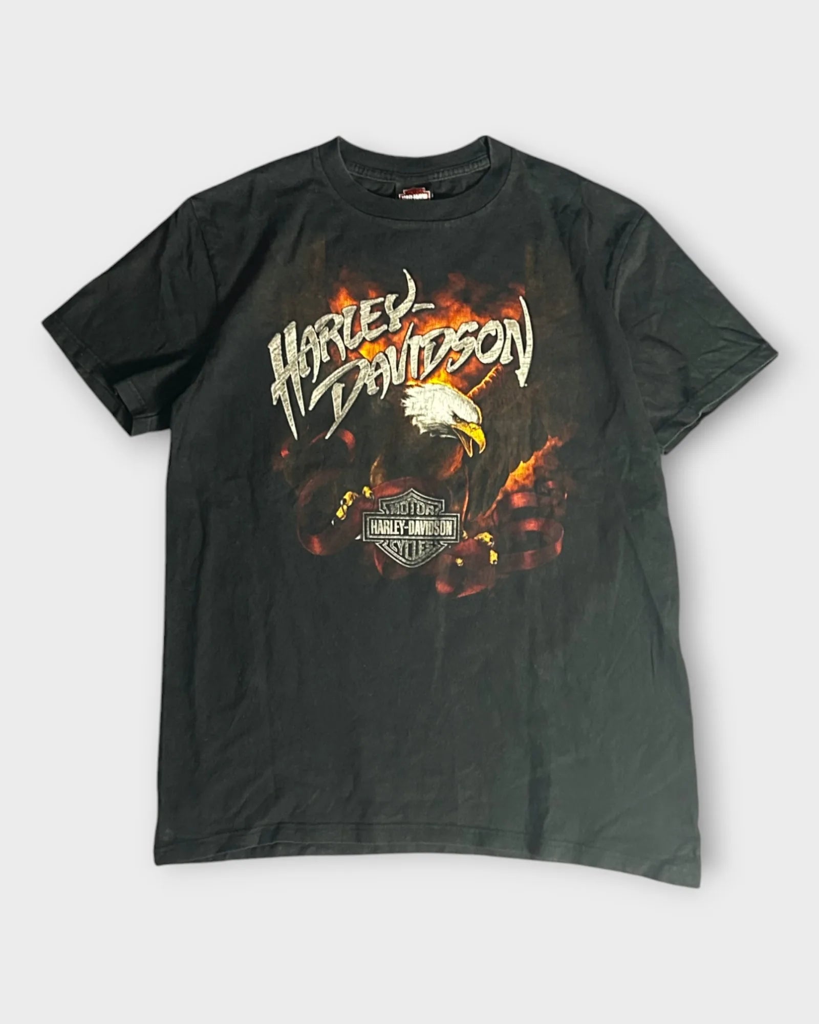 Black Harley Davidson T-shirt - L
