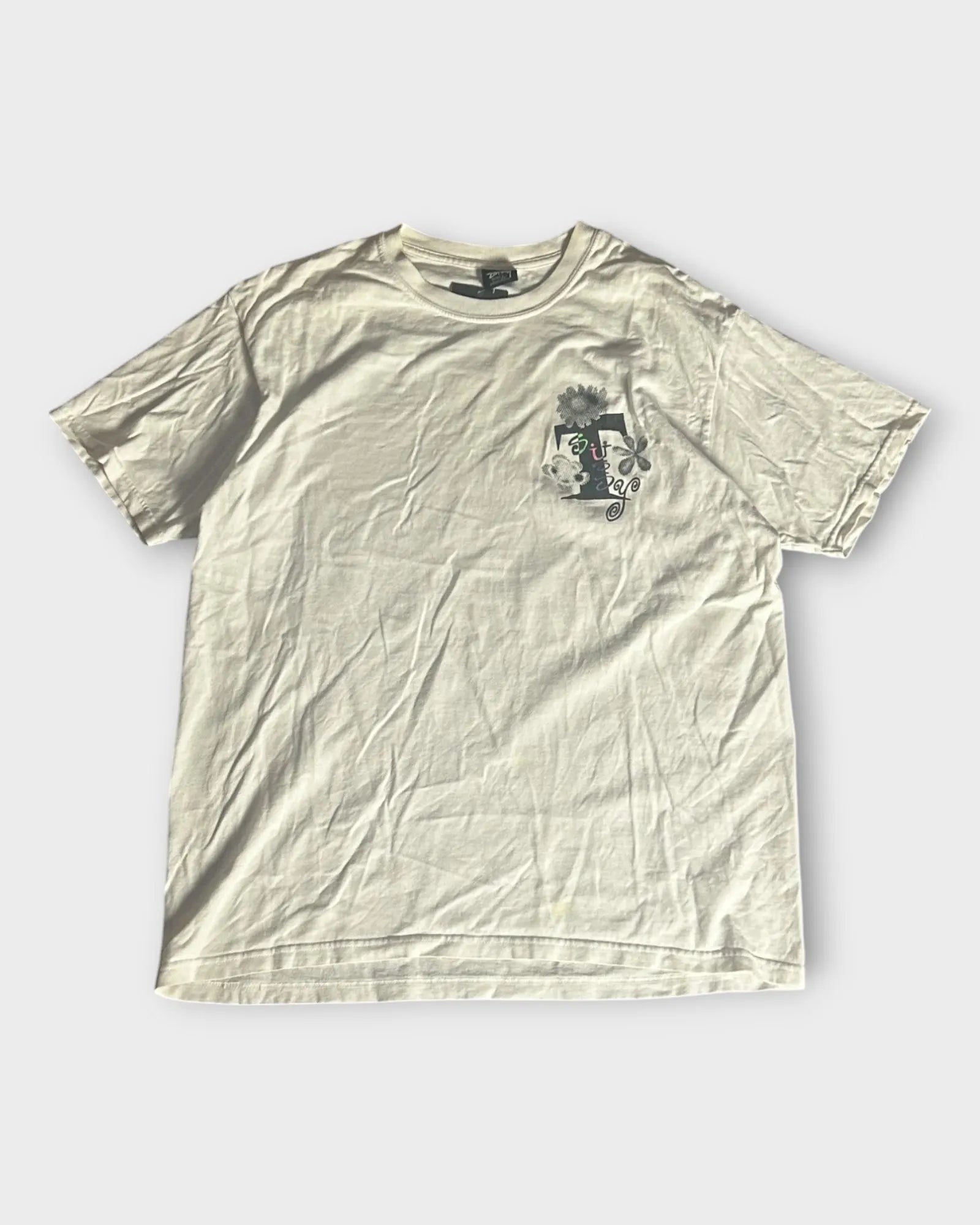 White Stussy T-shirt - L