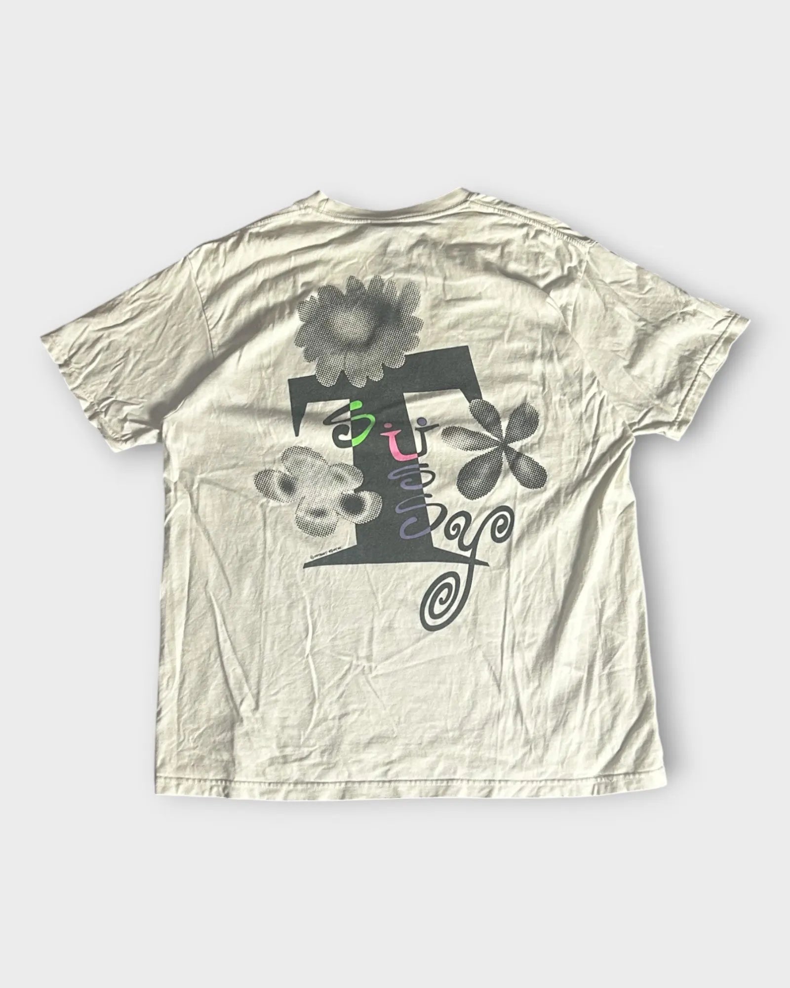 White Stussy T-shirt - L