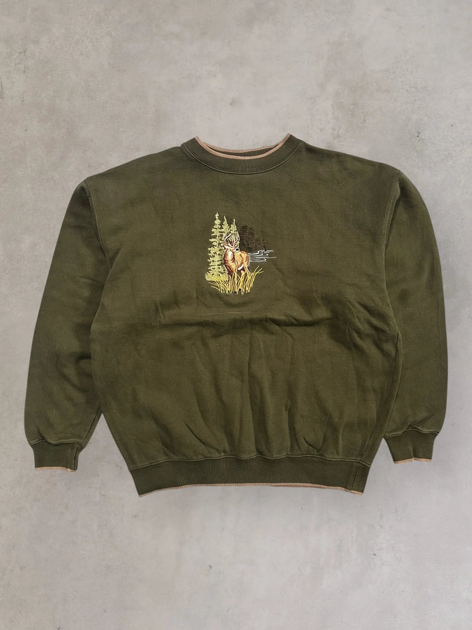 Nature Deer Sweatshirt - M