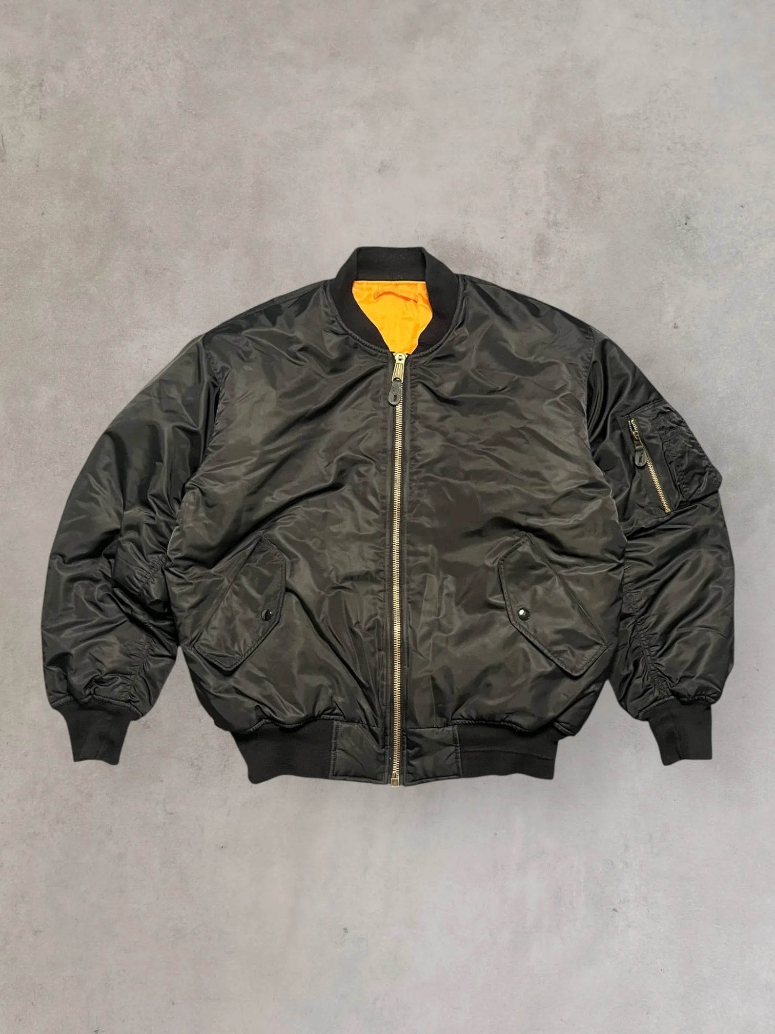 Unbranded Reversable Bomber Jacket - L