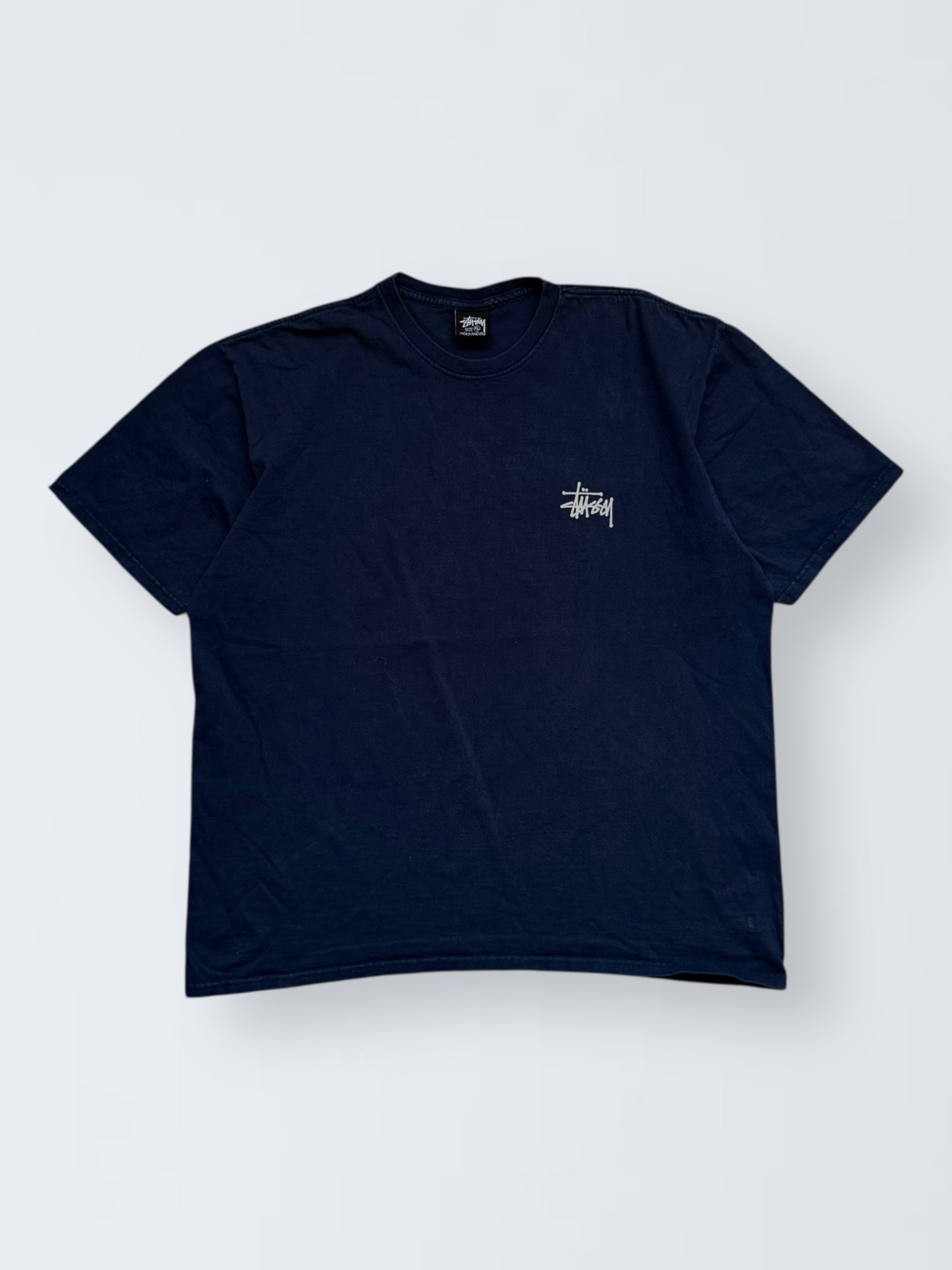 Vintage Stüssy T-shirt – Classic Logo Front & Back