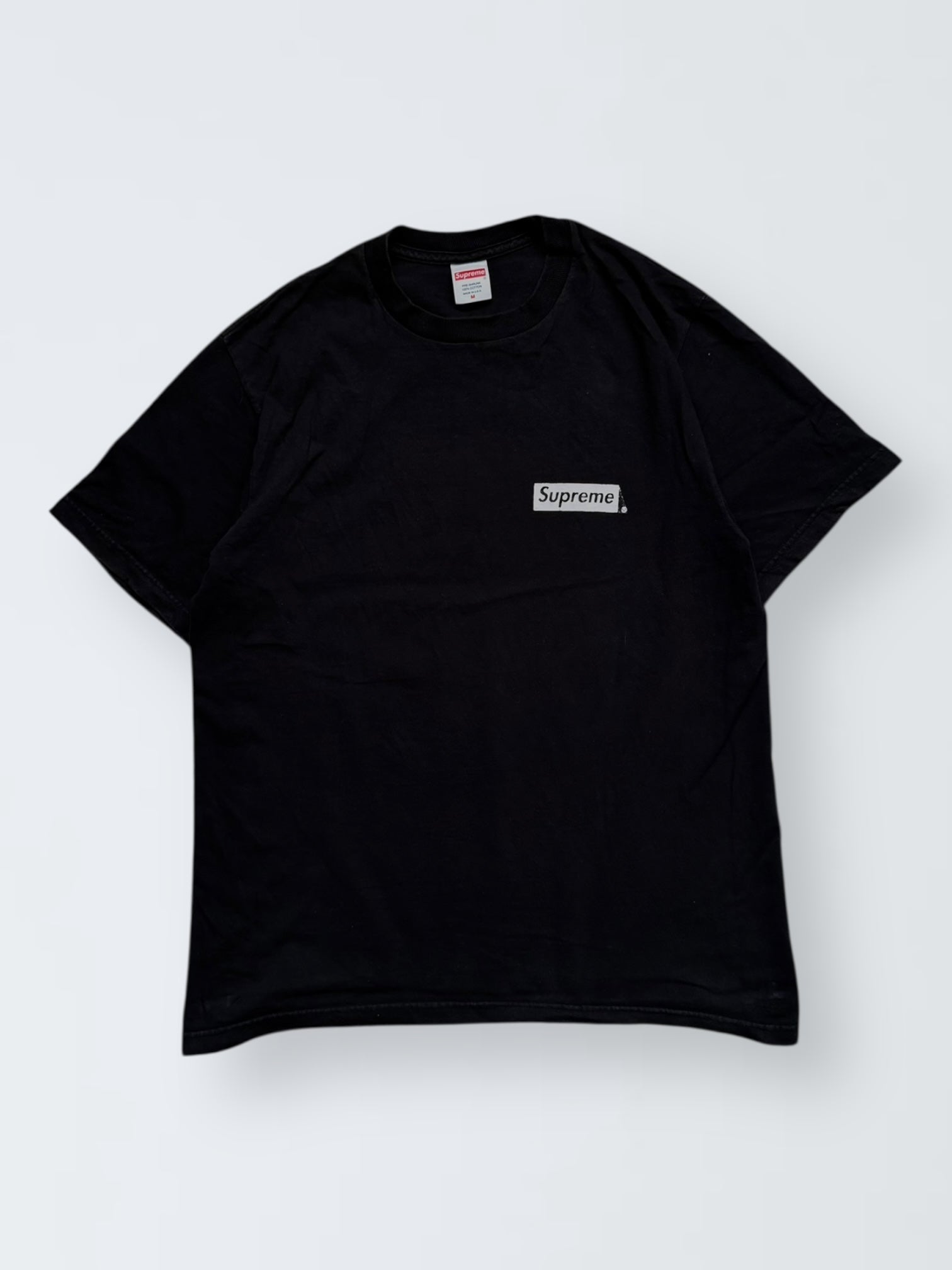 Vintage Supreme T-shirt – Spiral Text Back Print