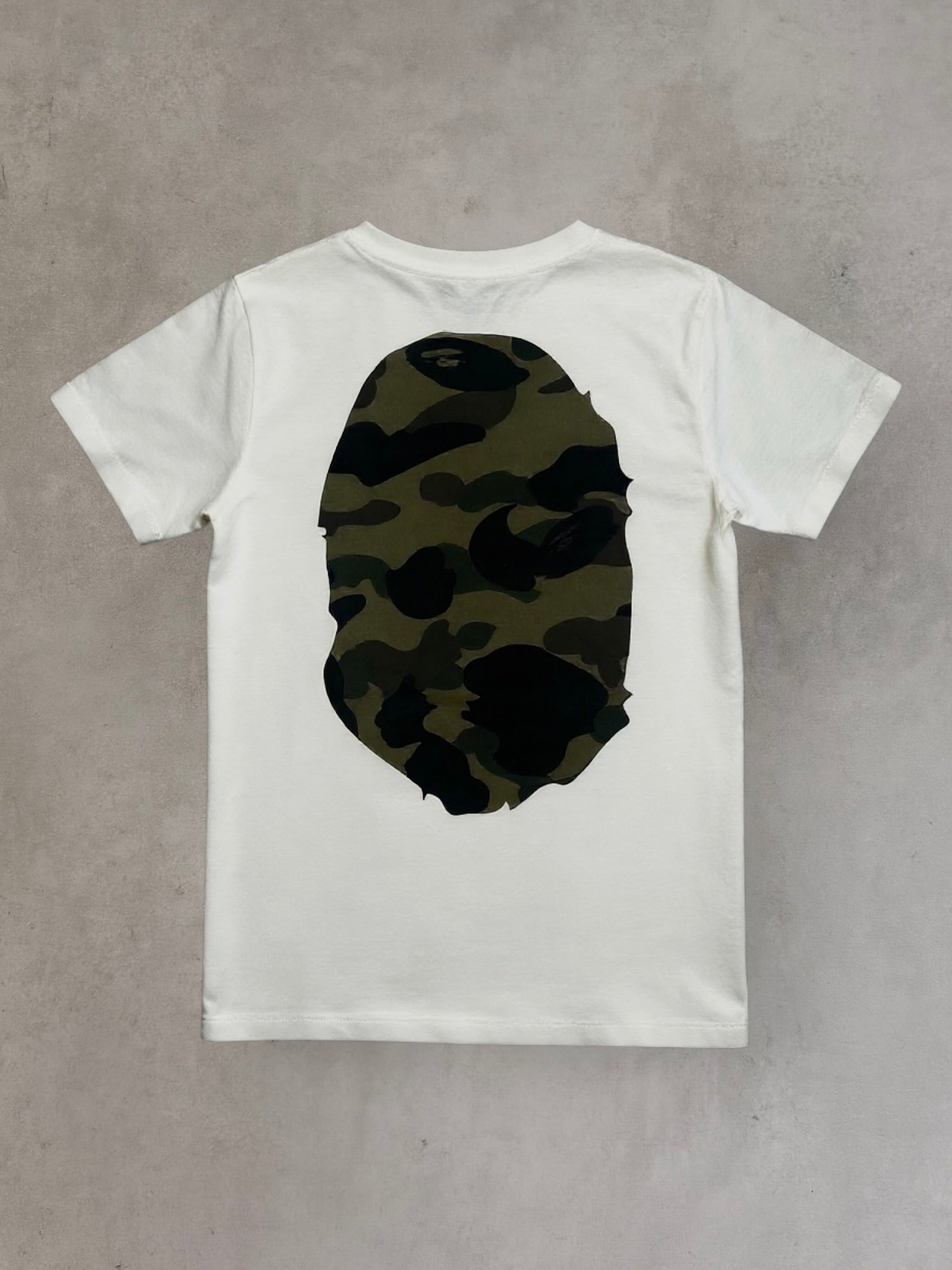A Bathing Ape T-shirt – Camo Ape Head Front & Back Print