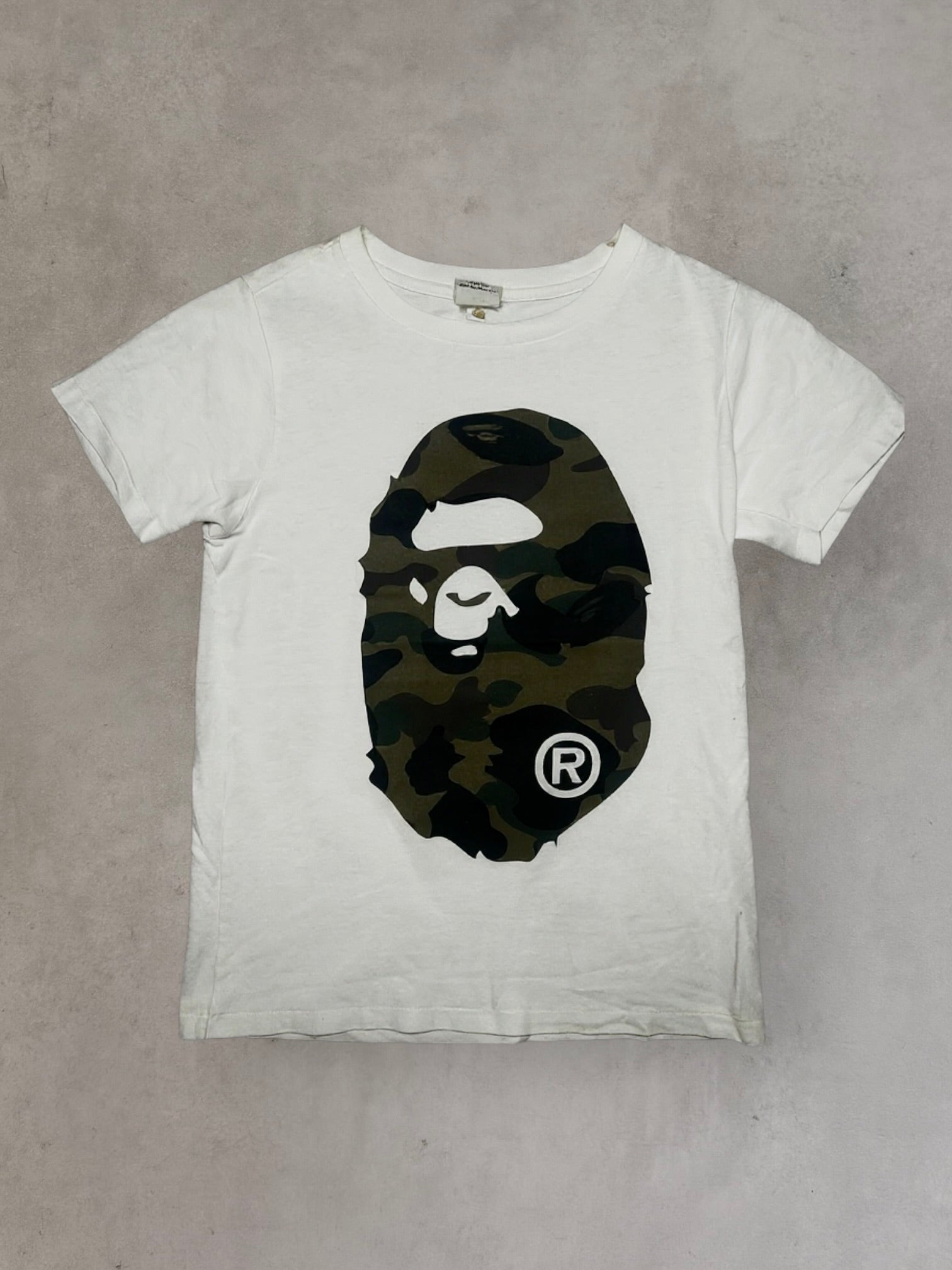 A Bathing Ape T-shirt – Camo Ape Head Front & Back Print