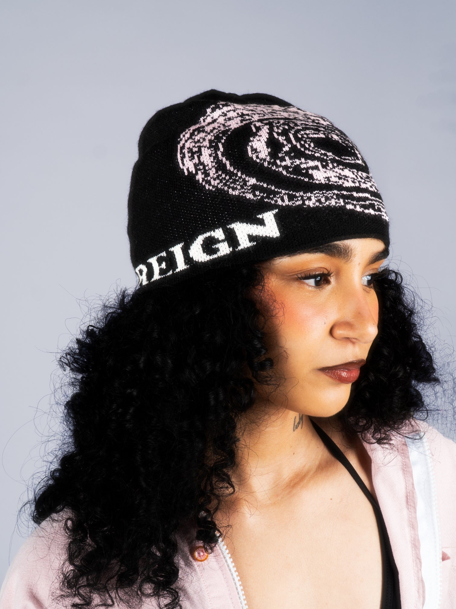 FFUJJI X FOREIGN VINTAGE SPIRAL BEANIE