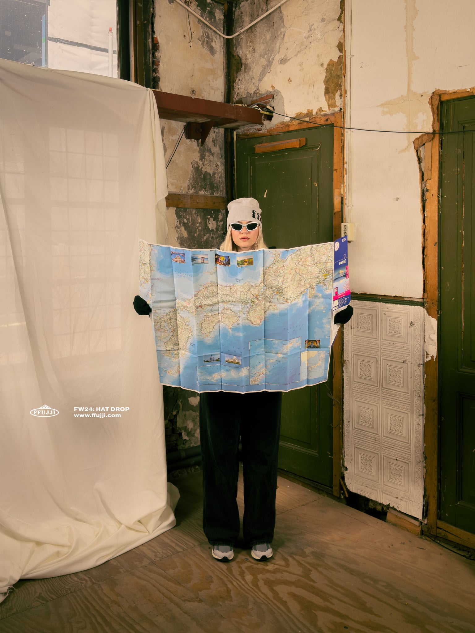 FFUJJI ARTICU BEANIE ASH GREY