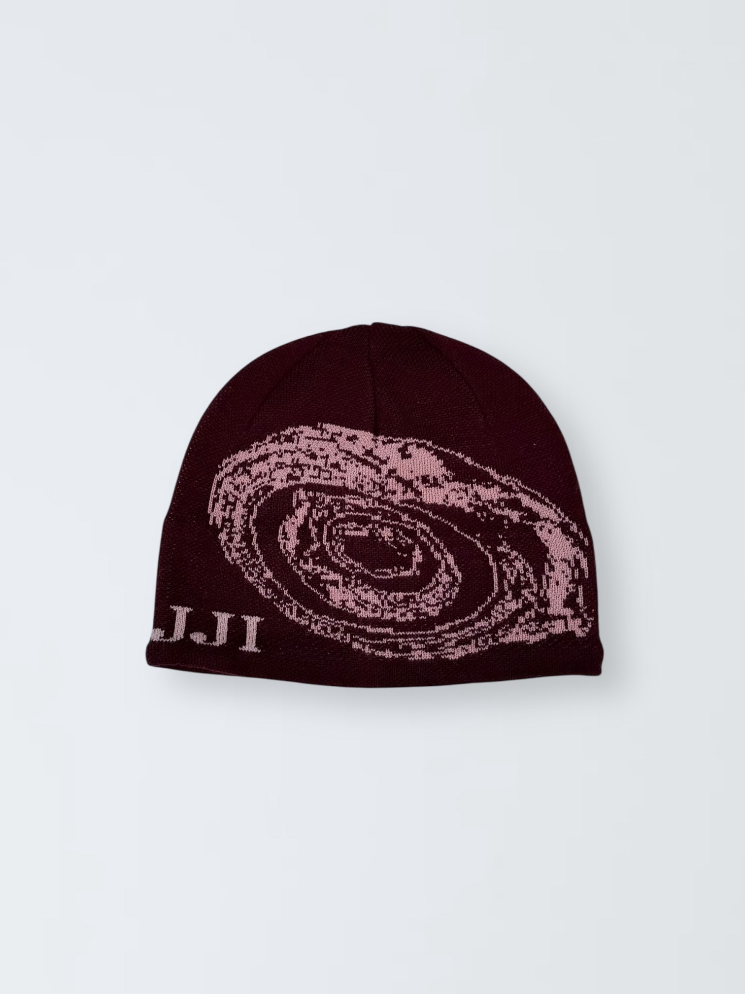 FFUJJI SPIRAL BEANIE (MAROON/SALMON/TUSCAN)