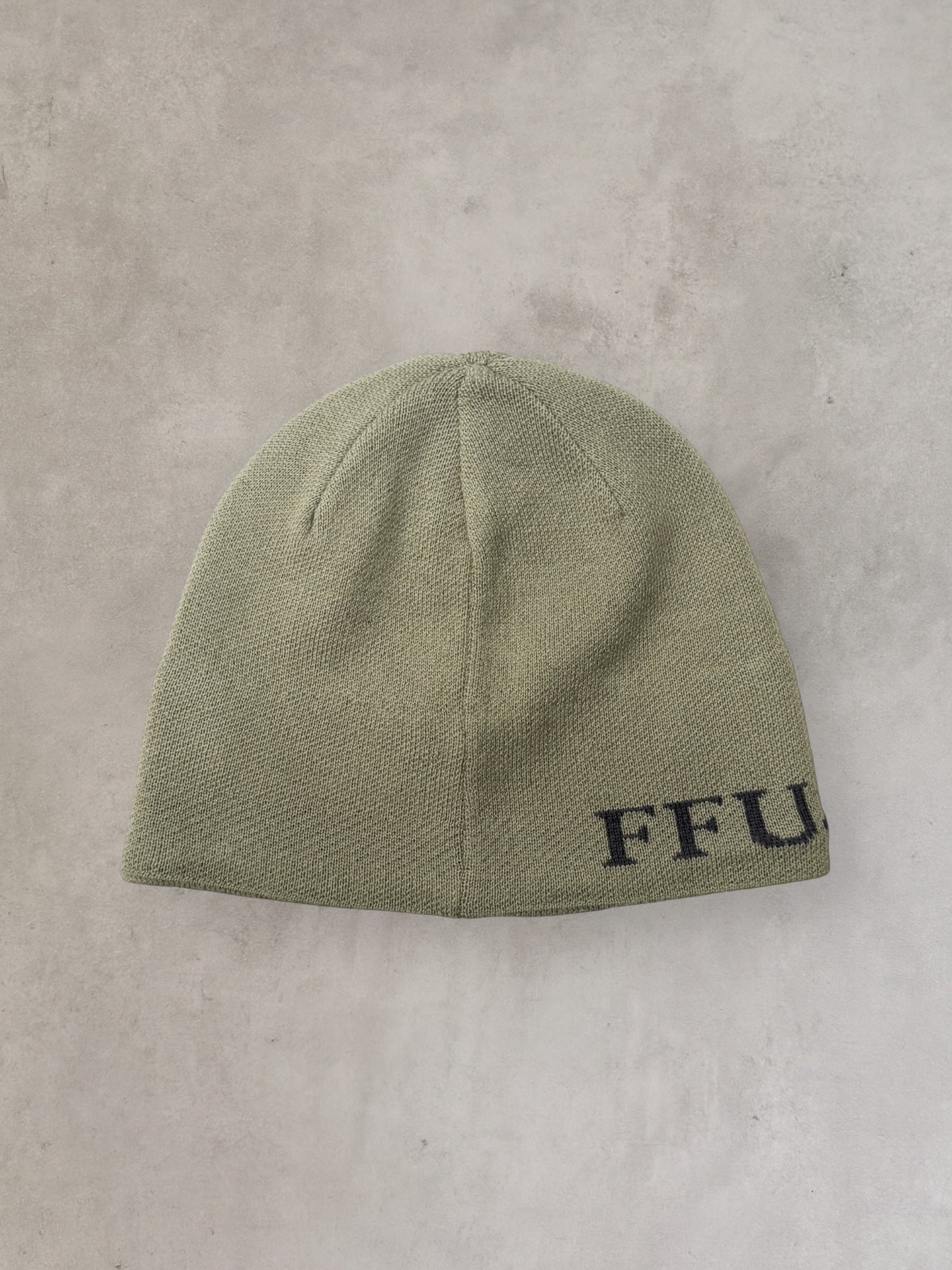 FFUJJI SPIRAL BEANIE (CELADON/ICE/GRAPHITE)
