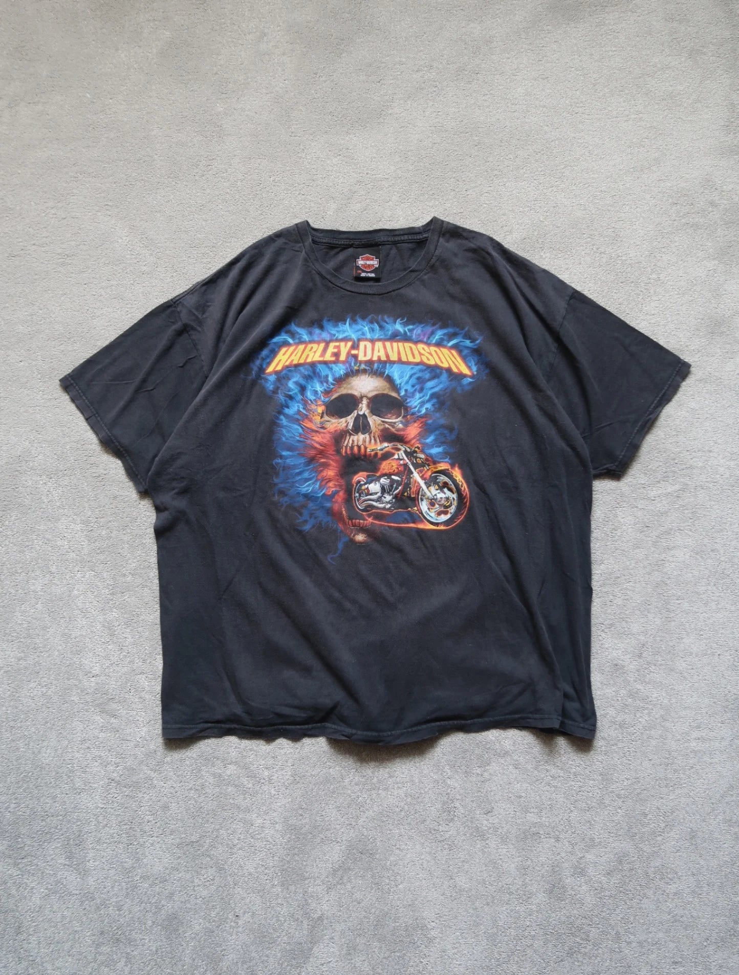 Black Harley-davidson Delmont, Ohio T-shirt - 2XL
