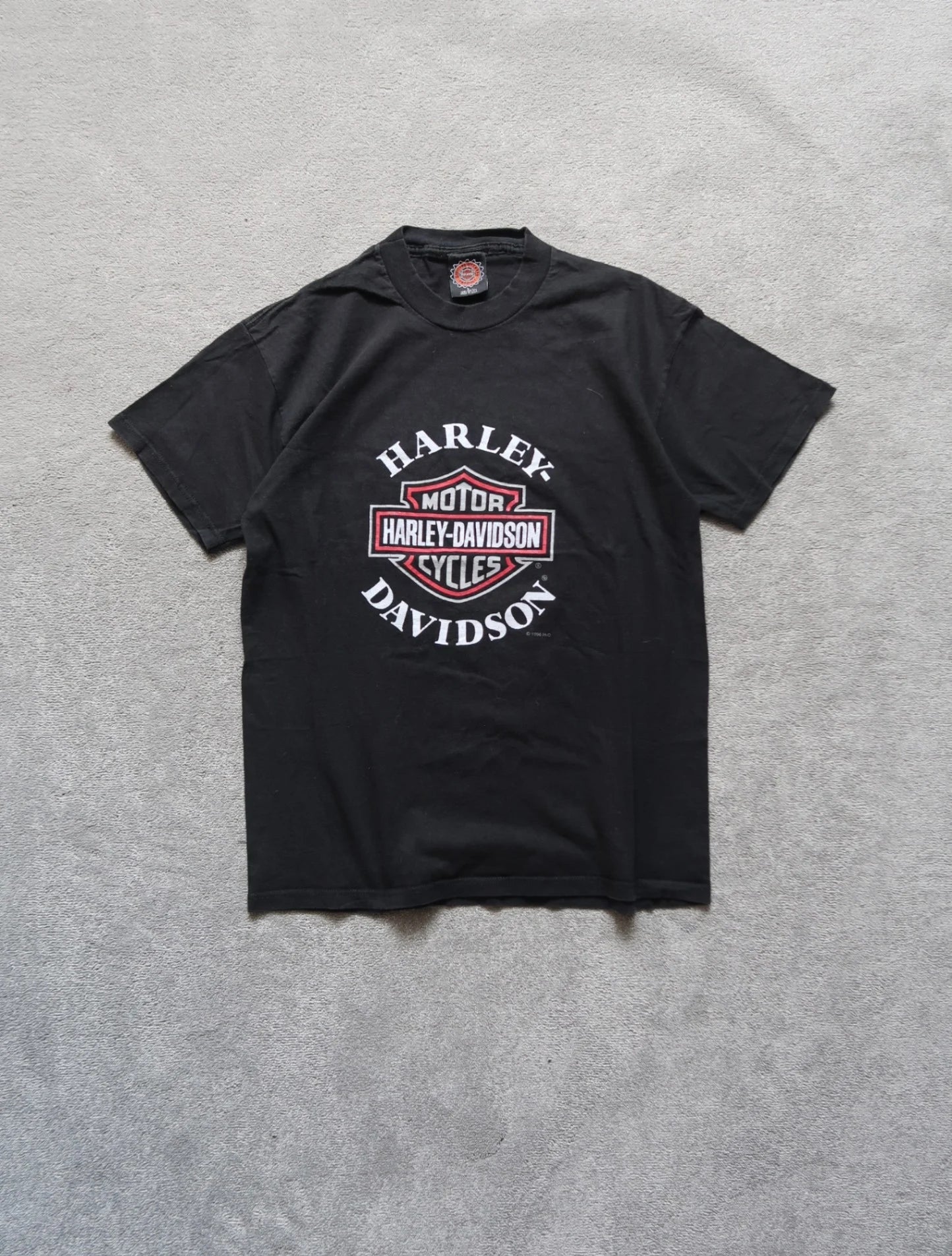 Black Harley Davidson 1996 T-shirt - L